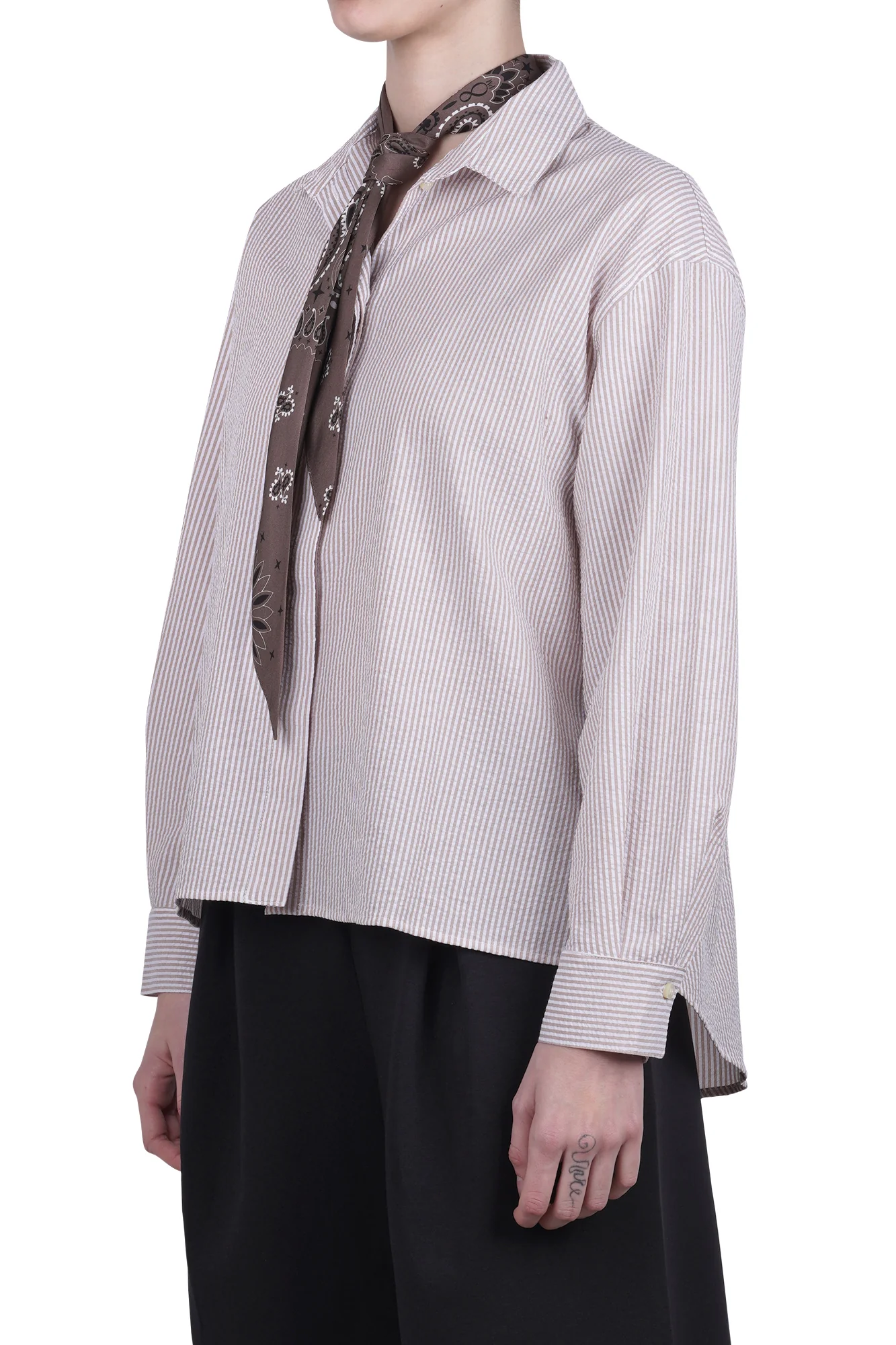8pm - Camicia - 470486 - Fantasia Beige - Image 4