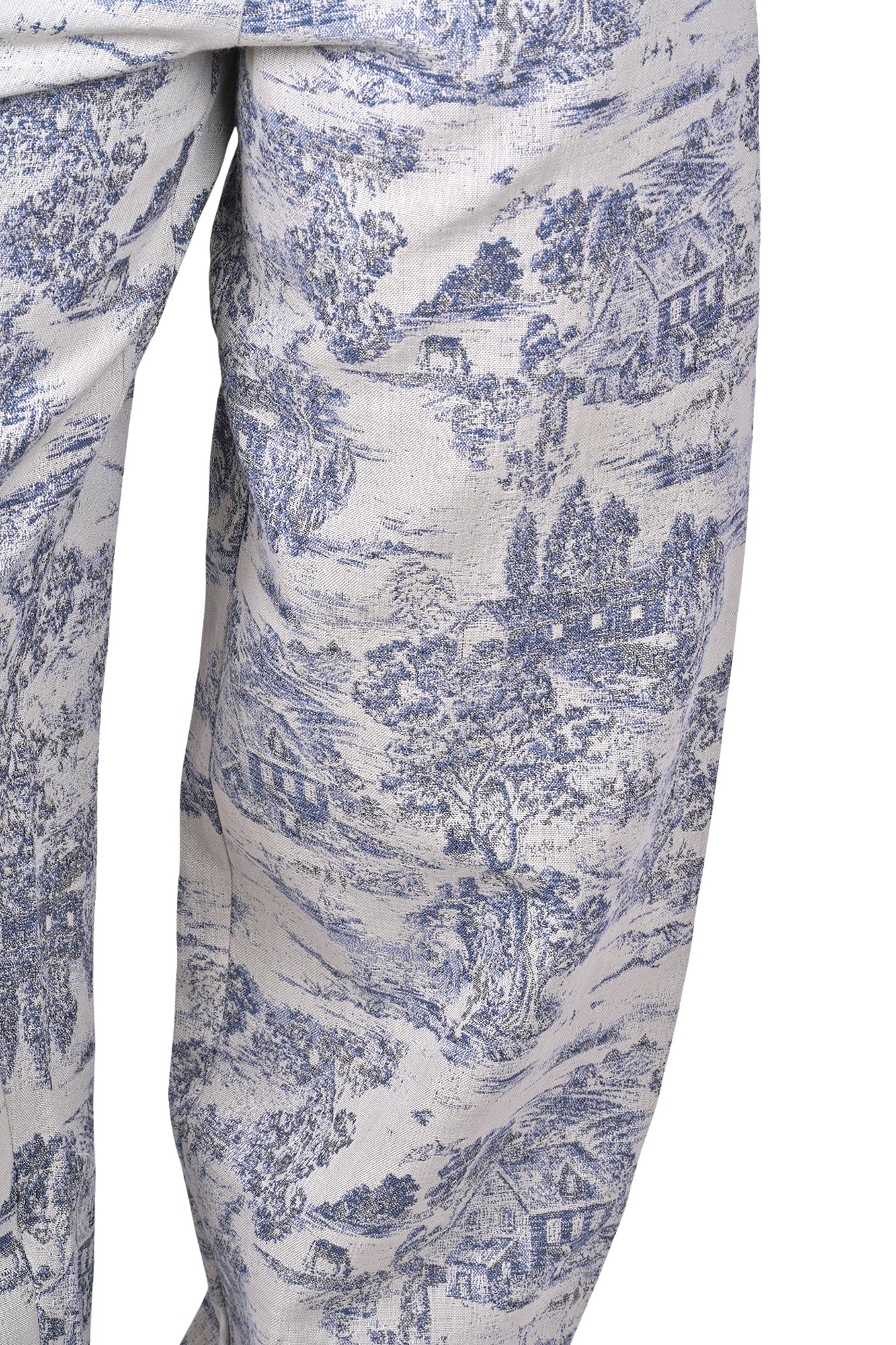 8pm - Pantalone - 470457 - Panna/Blu - Image 6