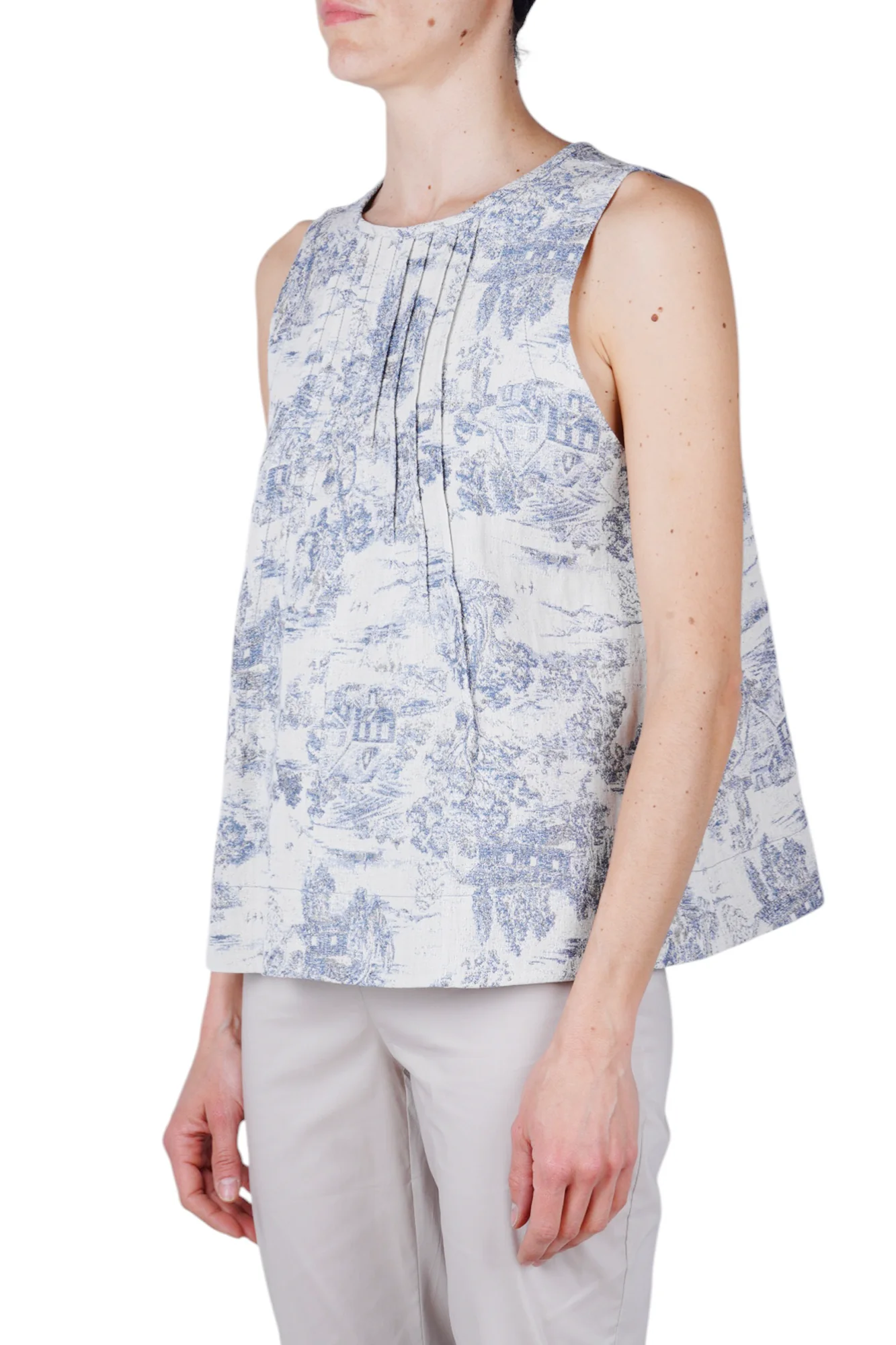8pm - Top - 470453 - Panna/Blu - Image 4