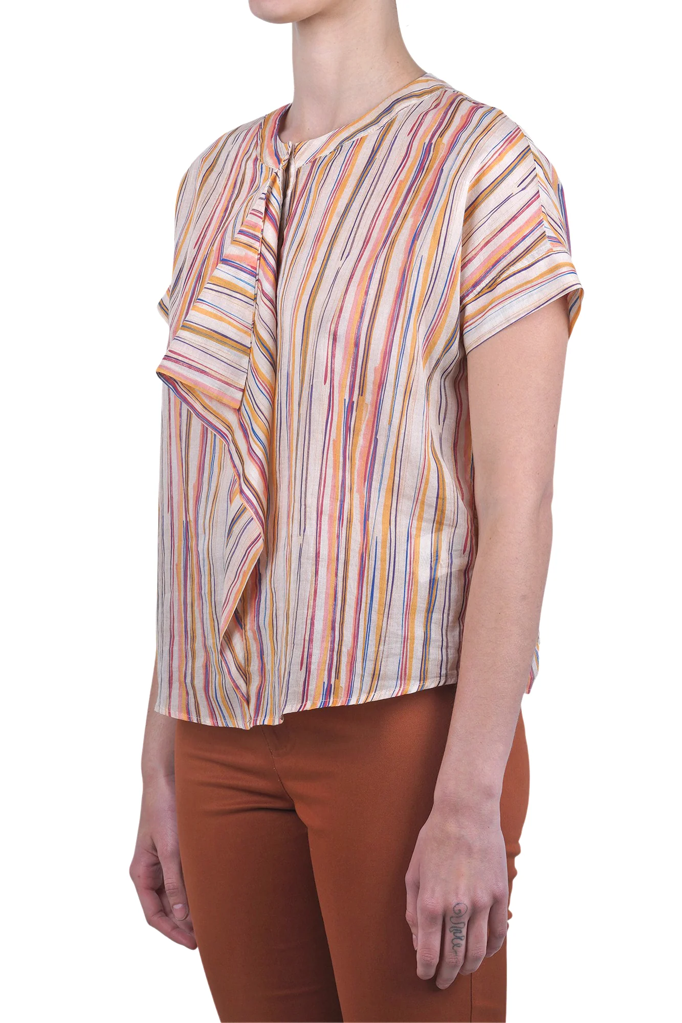Alessia Santi - Blusa - 470192 - Fantasia Giallo - Image 4