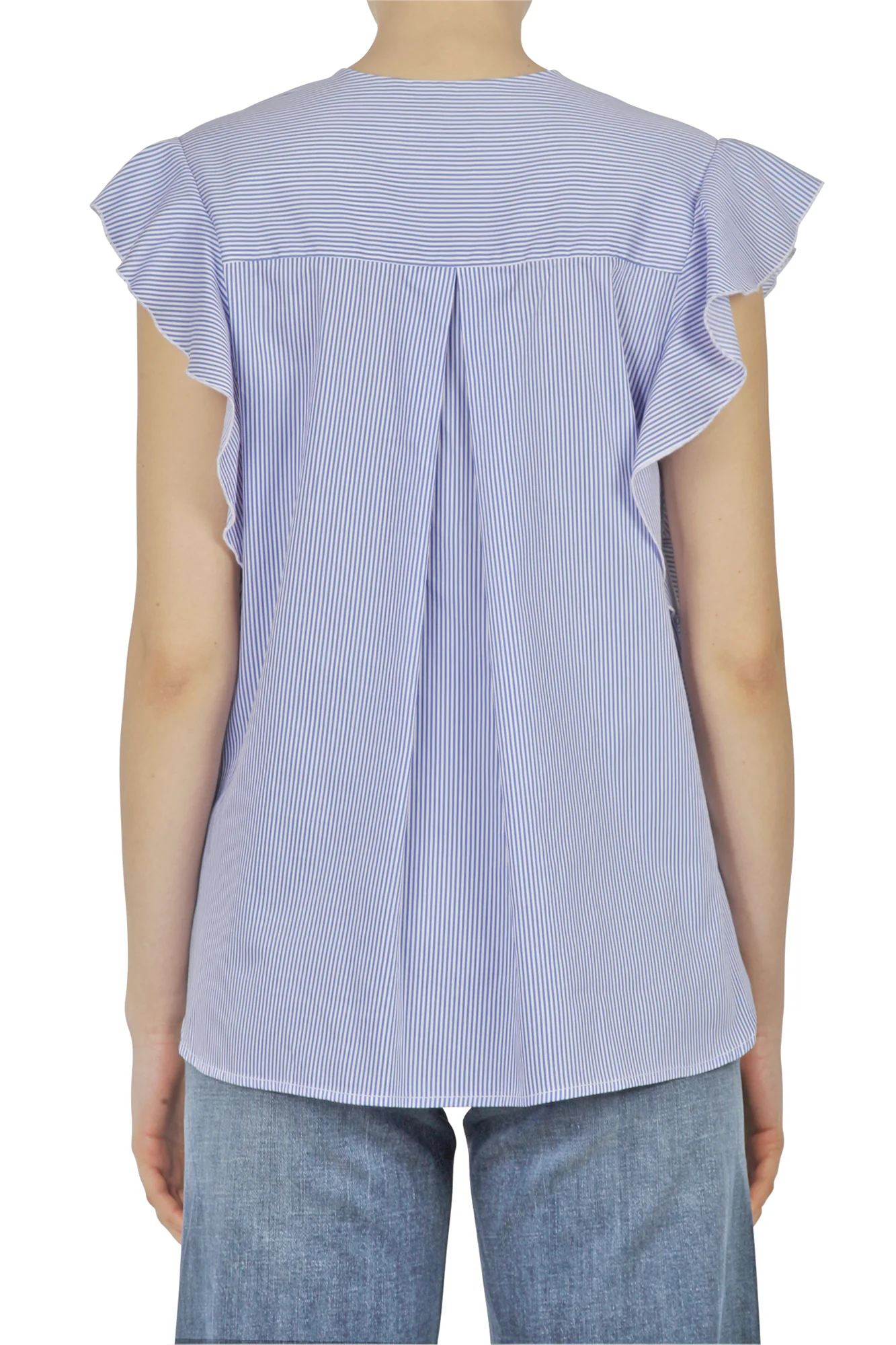 Alessia Santi - Camicia - 450171 - Bianco/Blu - Image 5