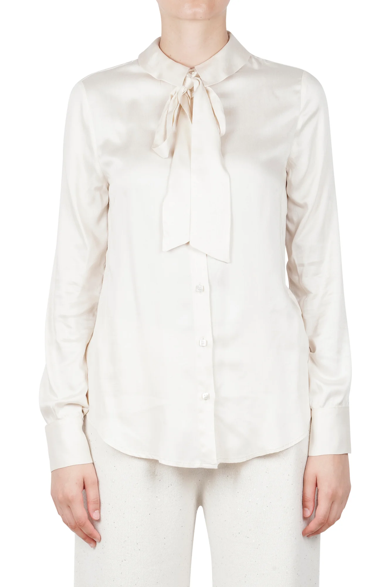 Alessia Santi - Camicia - 460327 - Latte - Image 3