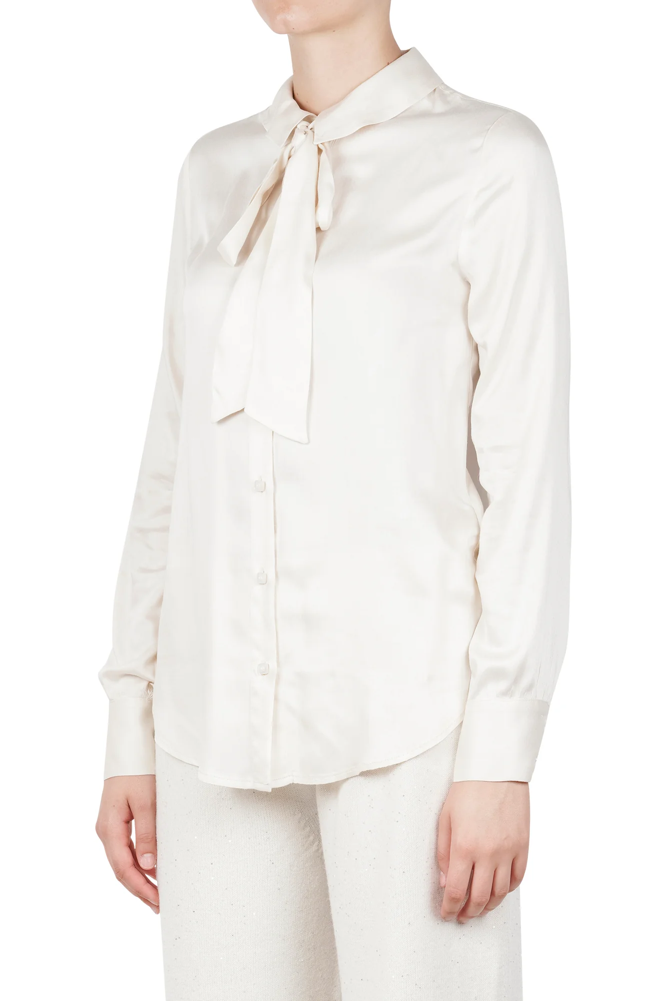 Alessia Santi - Camicia - 460327 - Latte - Image 4