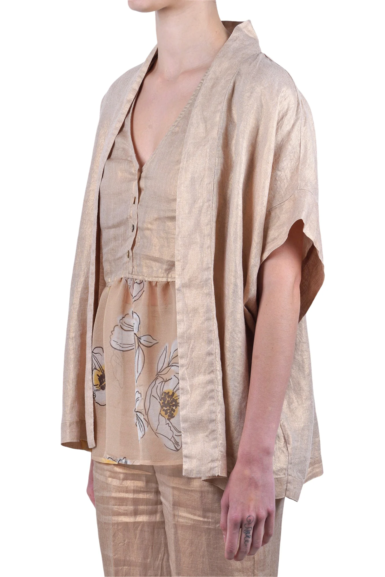 Alessia Santi - Giacca - 470180 - Oro - Image 4
