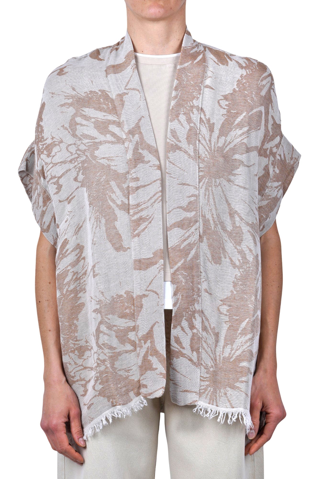 Alessia Santi - Kimono - 470184 - Fantasia Marrone - Image 3
