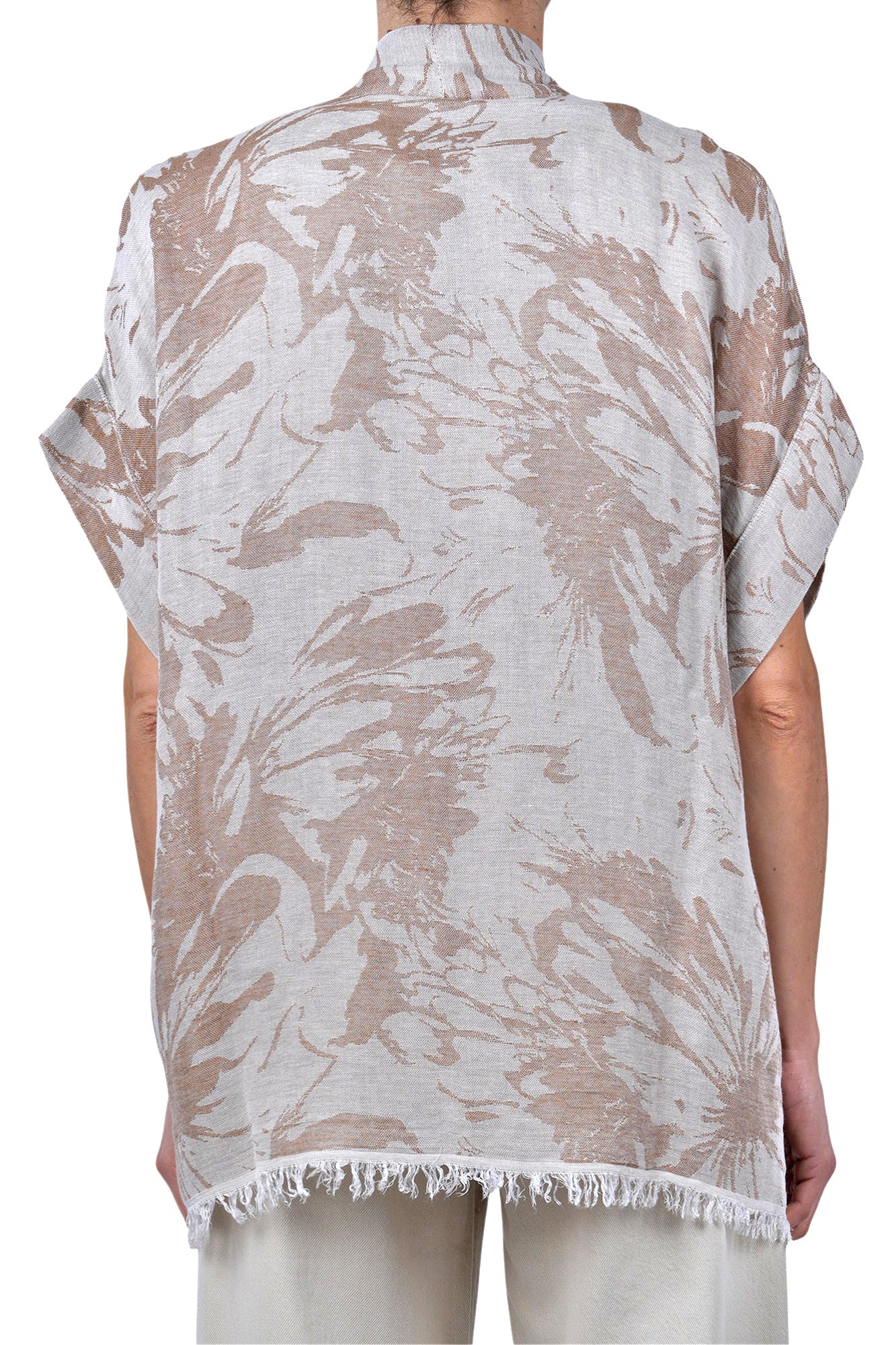 Alessia Santi - Kimono - 470184 - Fantasia Marrone - Image 5