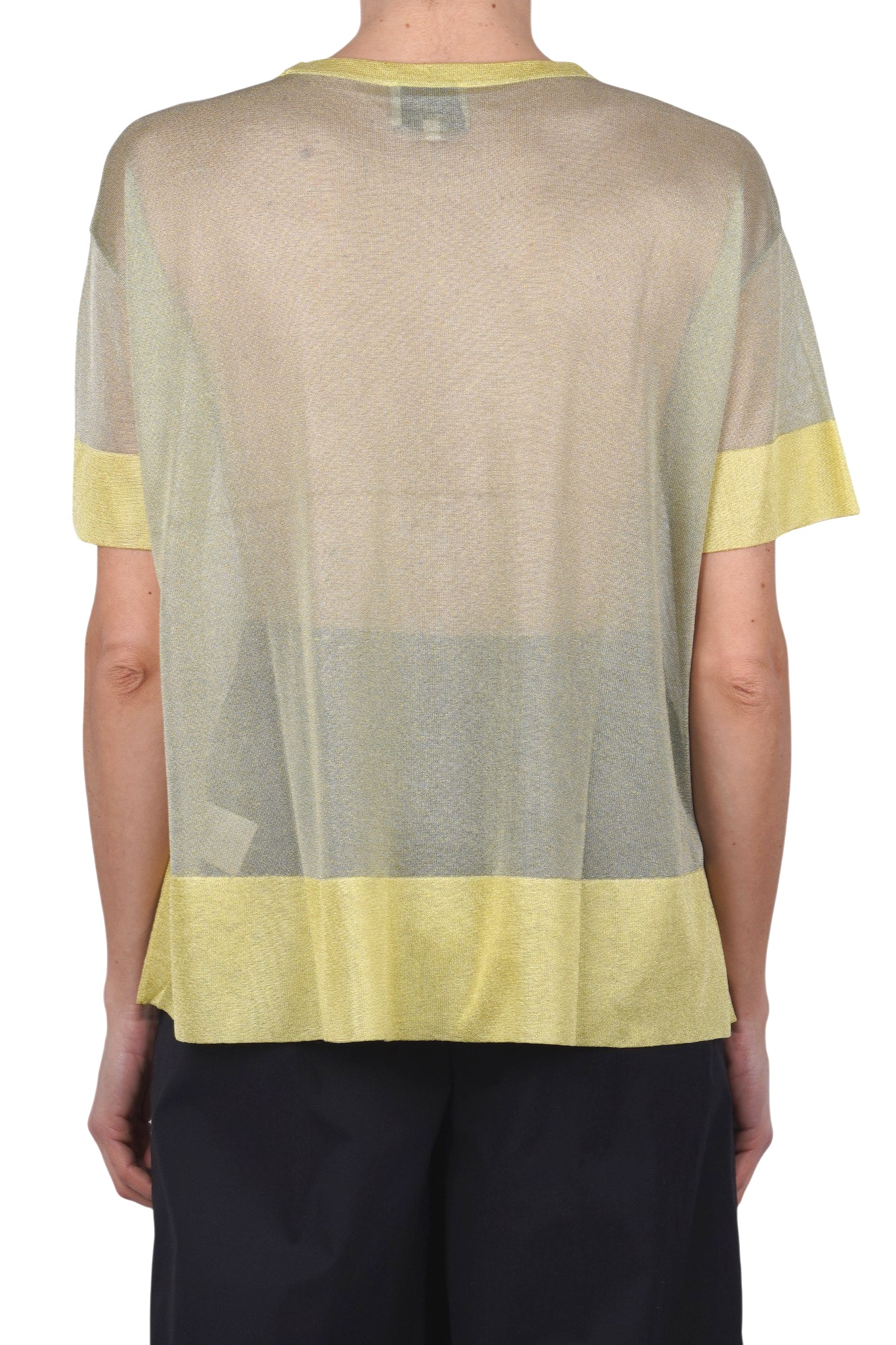 Alessia Santi - Maglia - 470195 - Giallo/Verde - Image 5