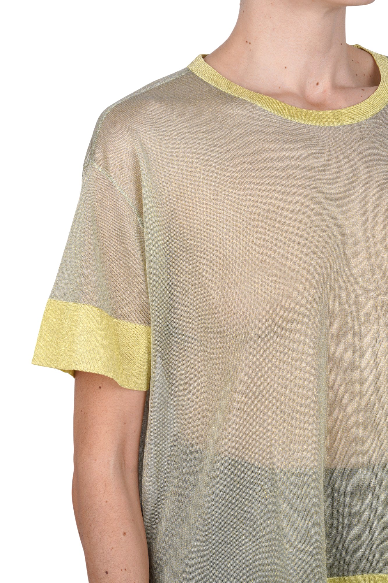 Alessia Santi - Maglia - 470195 - Giallo/Verde - Image 6