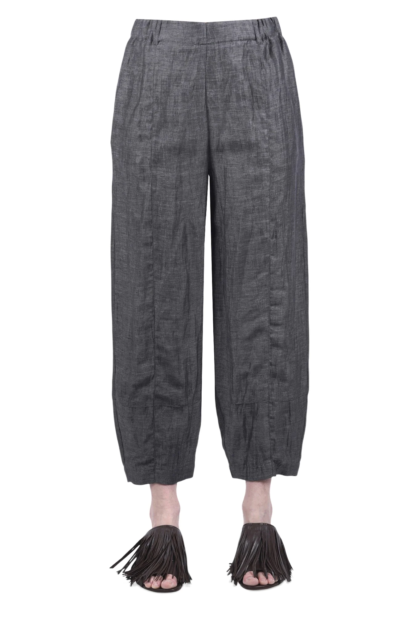 Alessia Santi - Pantalone - 470171 - Grigio scuro - Image 3