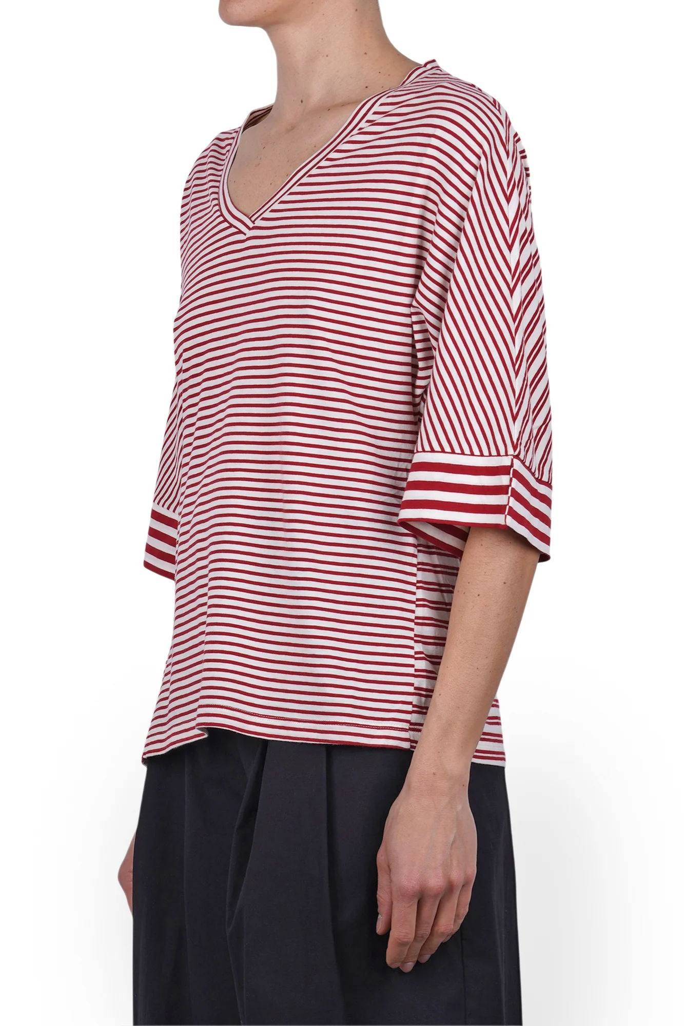 Alessia Santi - T-shirt - 470197 - Panna/Rosso - Image 4