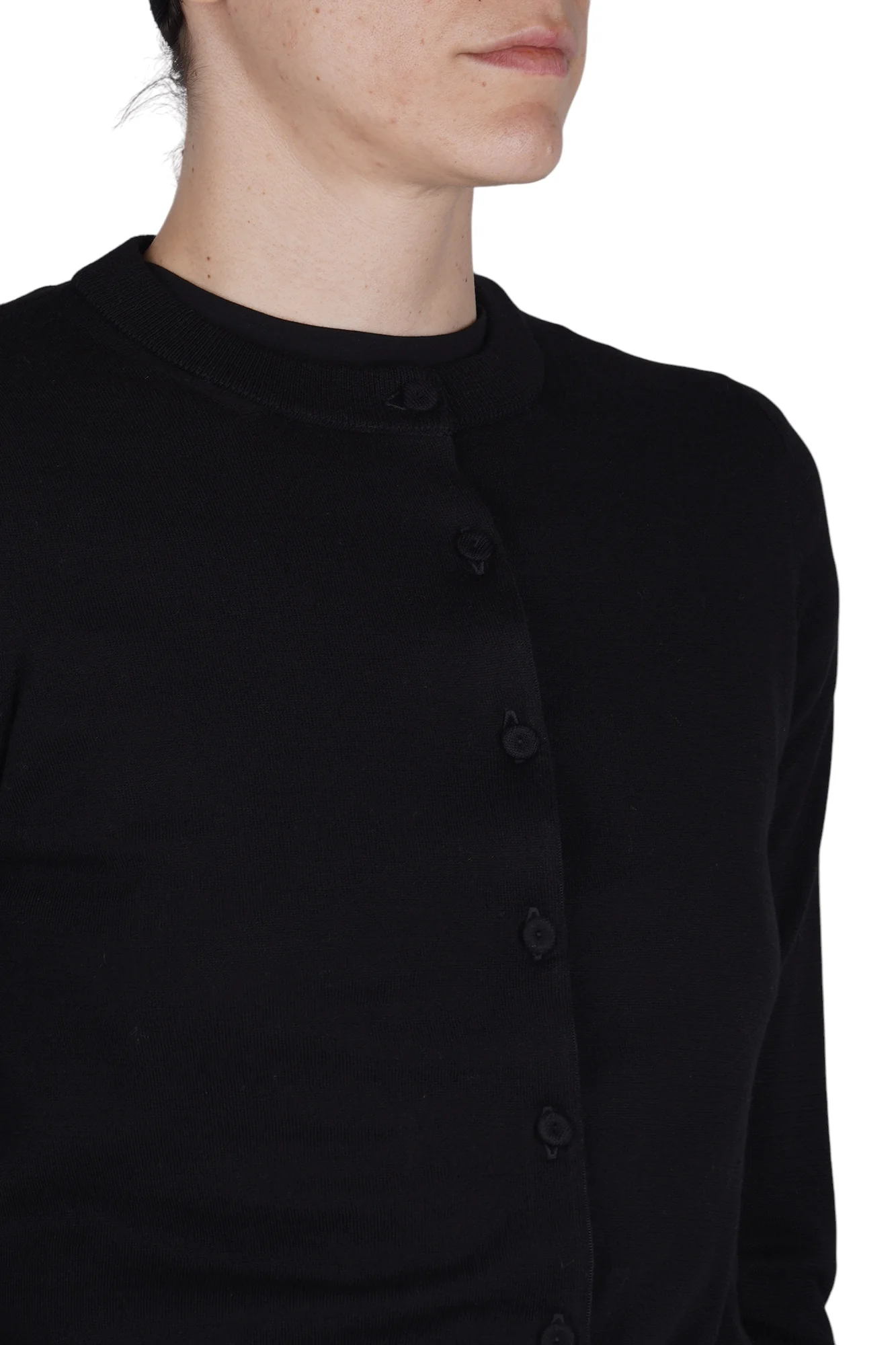 ALPHA STUDIO - Cardigan - 471107 - Nero - Image 6