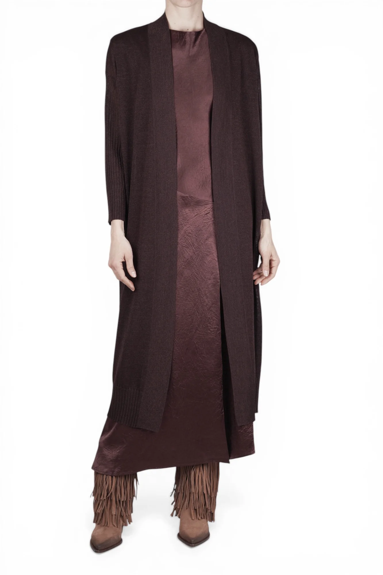 ALPHA STUDIO - Cardigan - 471110 - Cioccolato - Image 2