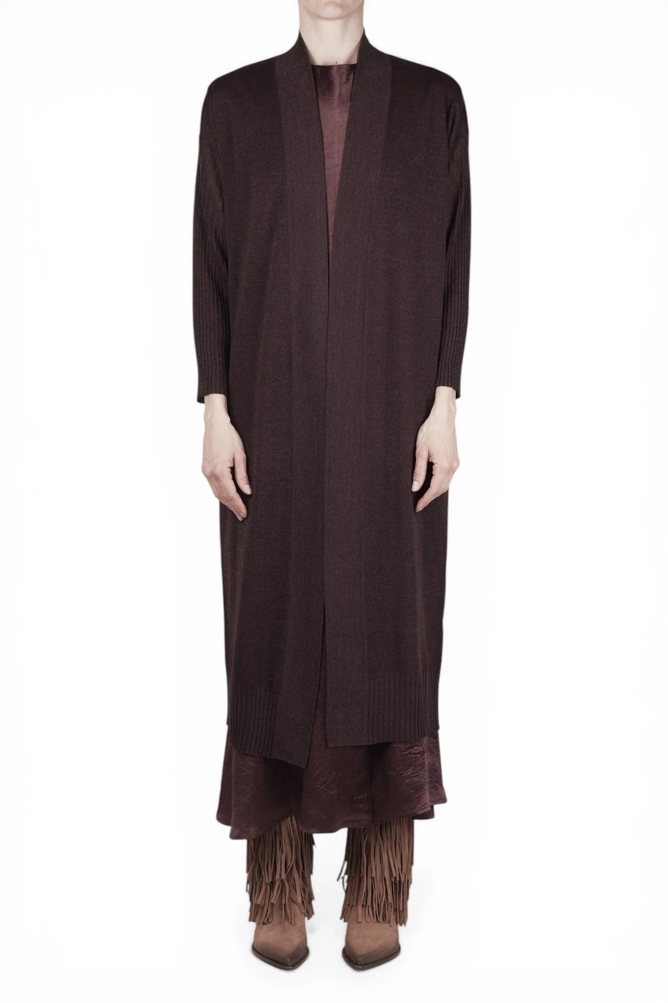 ALPHA STUDIO - Cardigan - 471110 - Cioccolato - Image 3