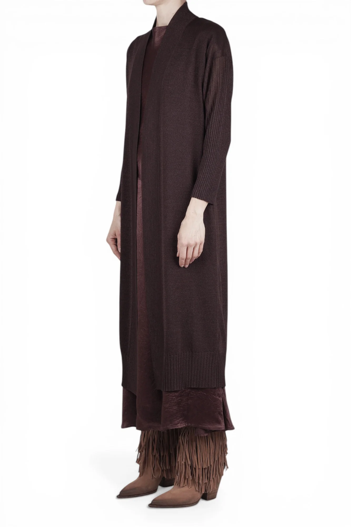 ALPHA STUDIO - Cardigan - 471110 - Cioccolato - Image 4