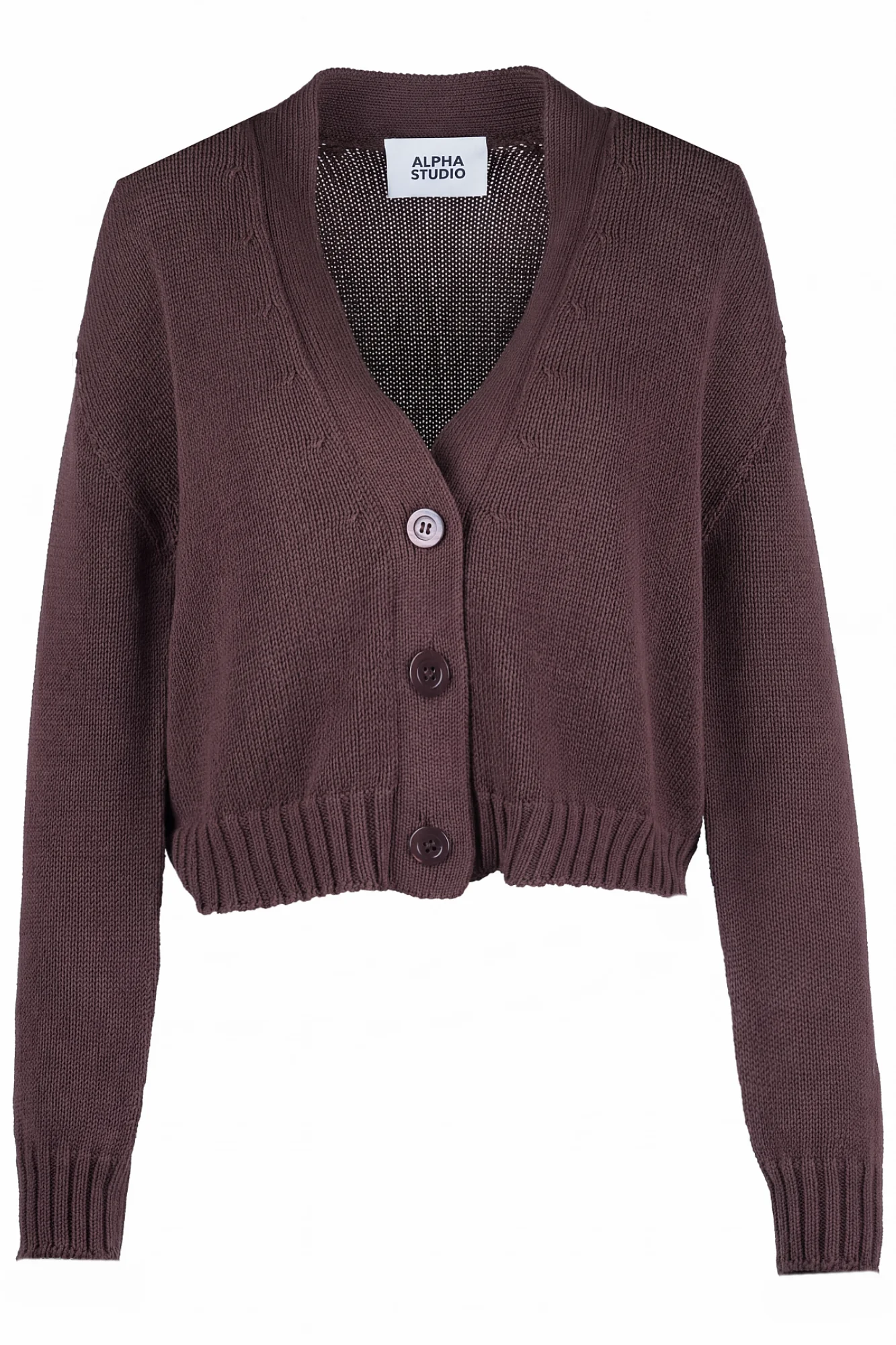 ALPHA STUDIO - Cardigan - 471112 - Cioccolato