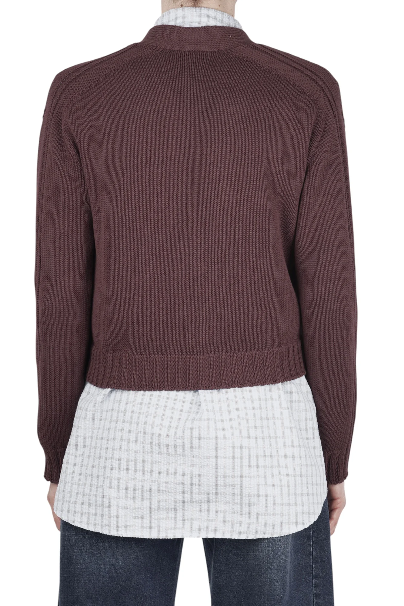 ALPHA STUDIO - Cardigan - 471112 - Cioccolato - Image 5
