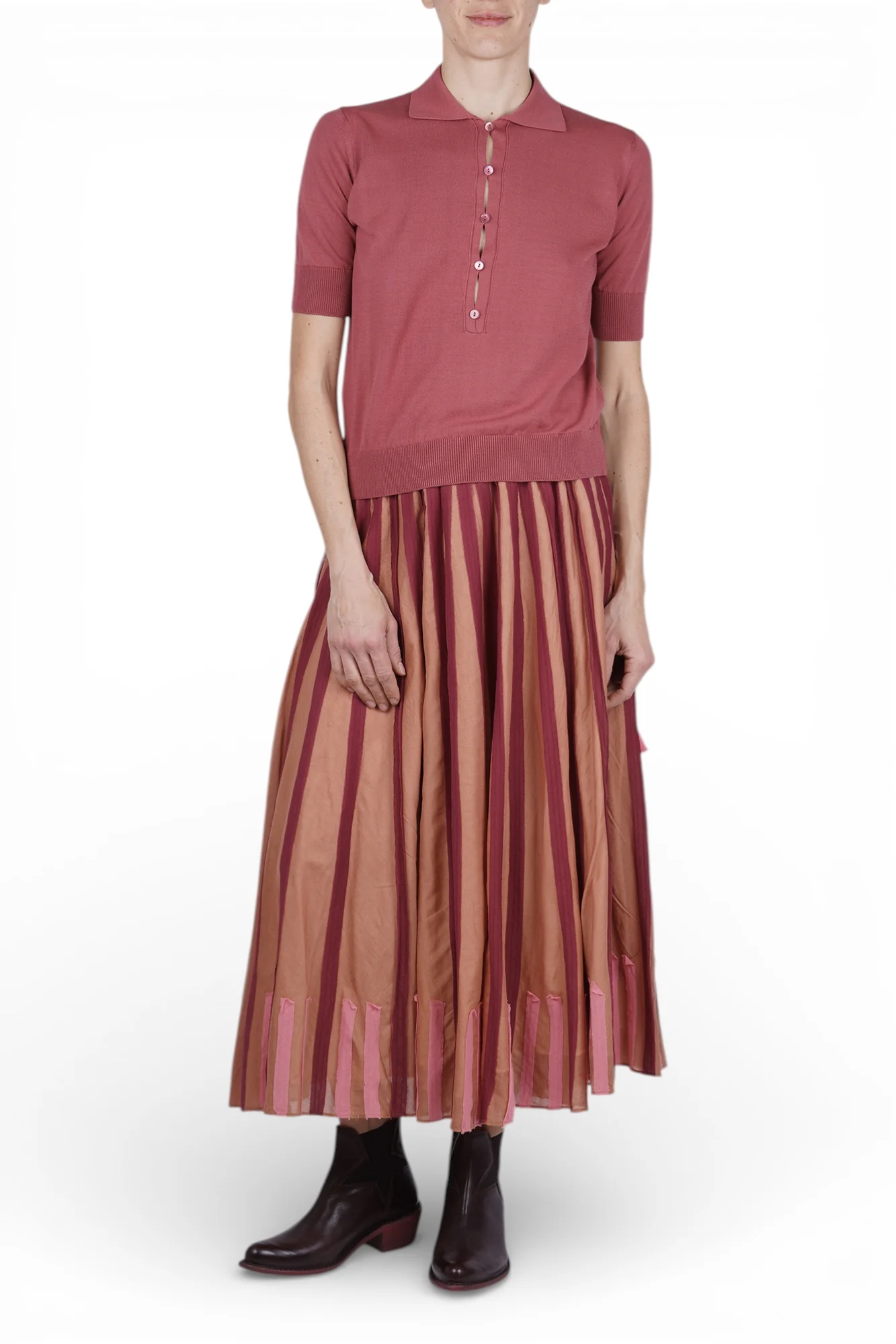 ALPHA STUDIO - Maglia - 471108 - Rosa antico - Image 2