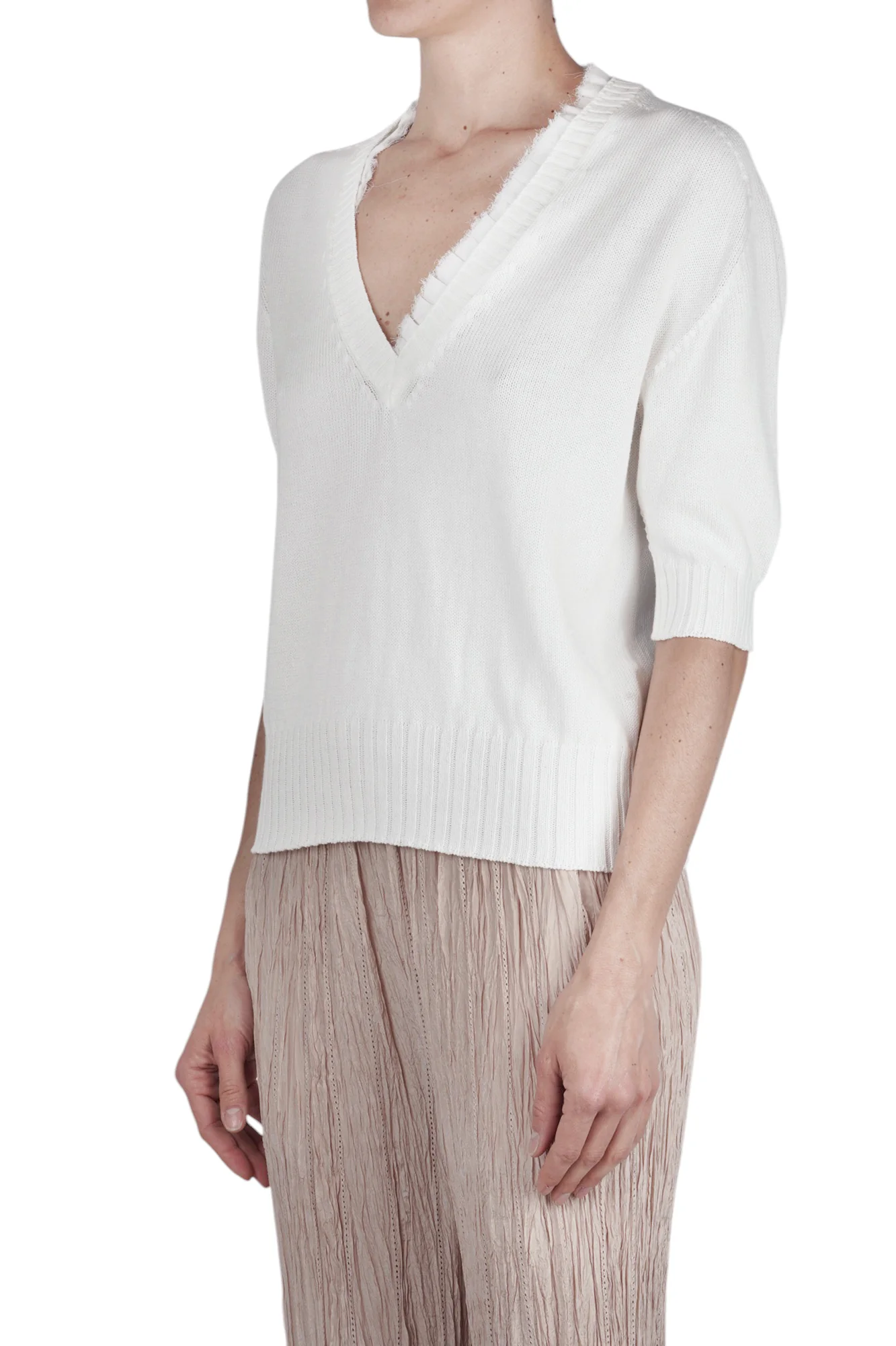 ALPHA STUDIO - Maglia - 471113 - Latte - Image 4