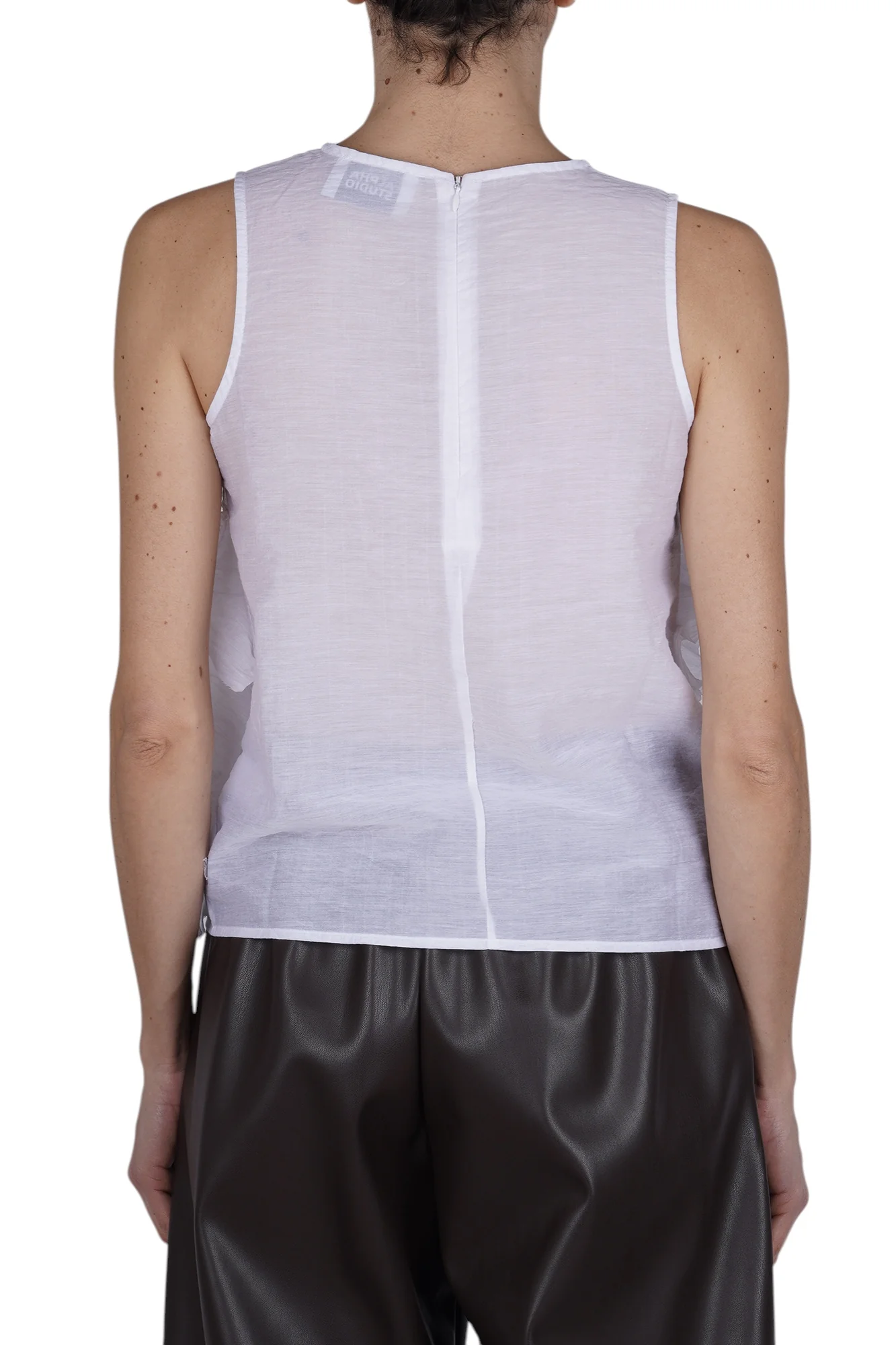 ALPHA STUDIO - Top - 471122 - Bianco - Image 5
