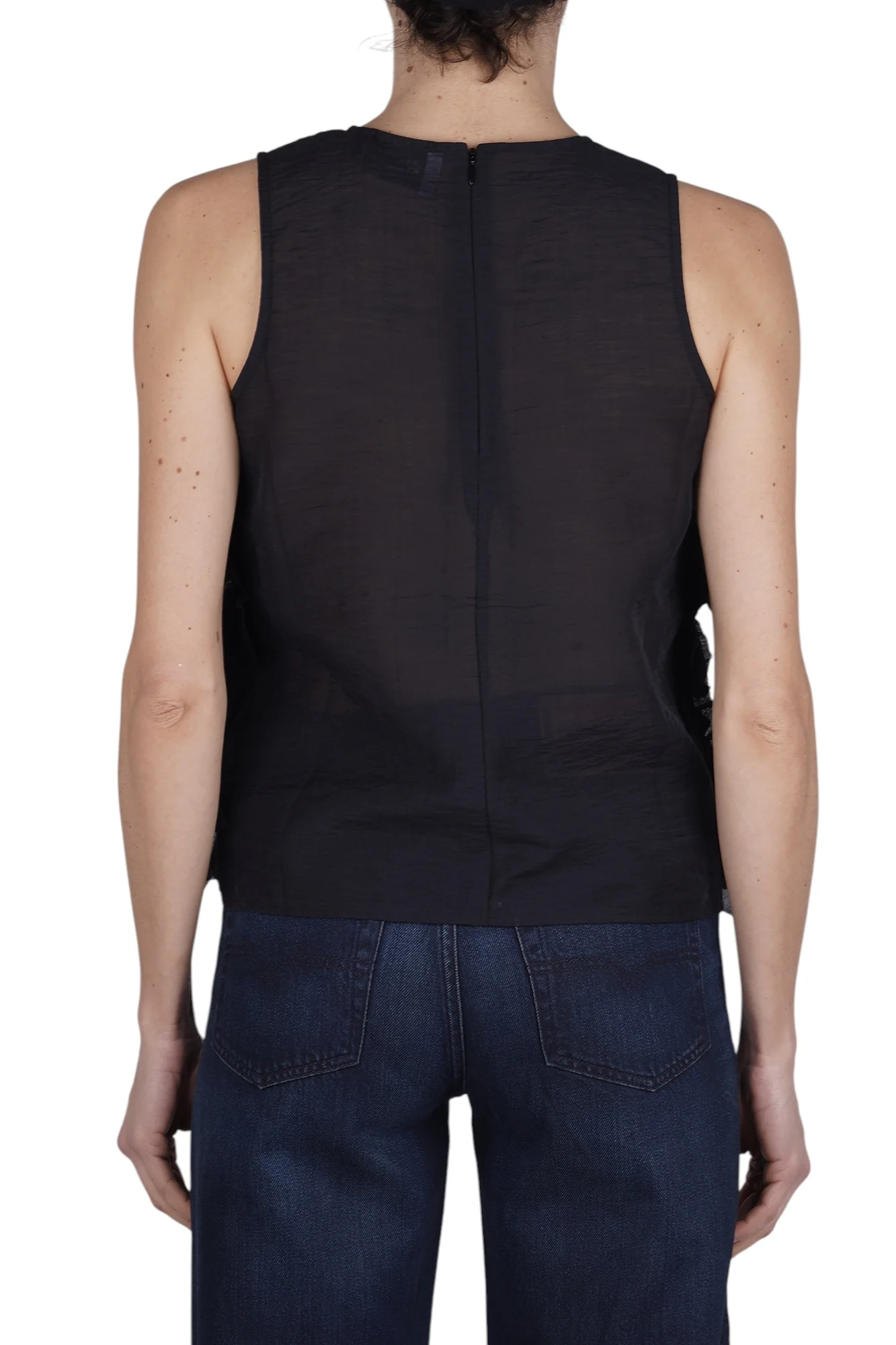ALPHA STUDIO - Top - 471122 - Nero - Image 5