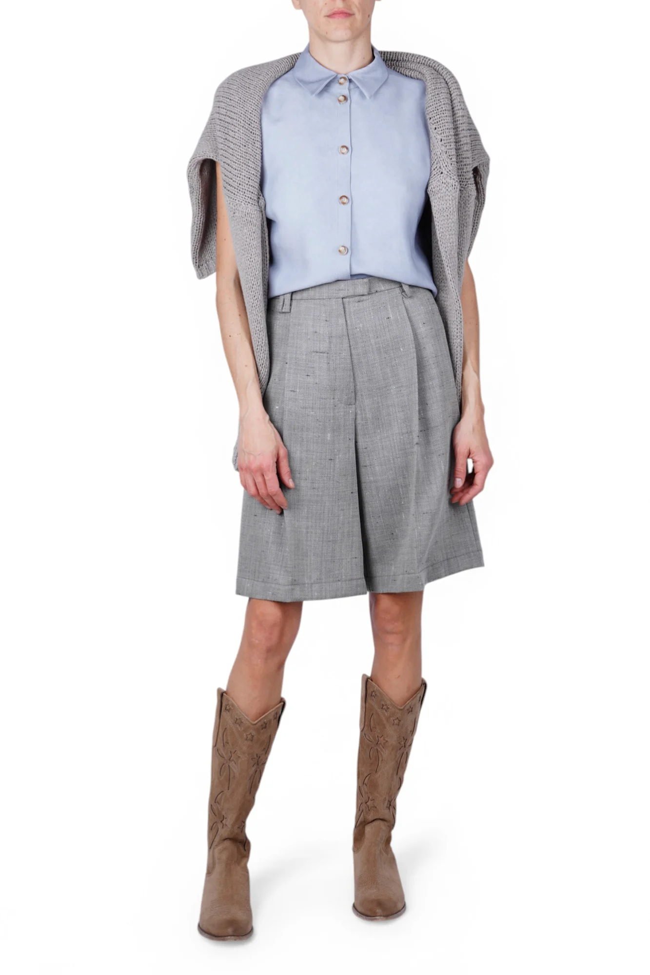 Alysi - Bermuda - 471173 - Grigio - Image 2