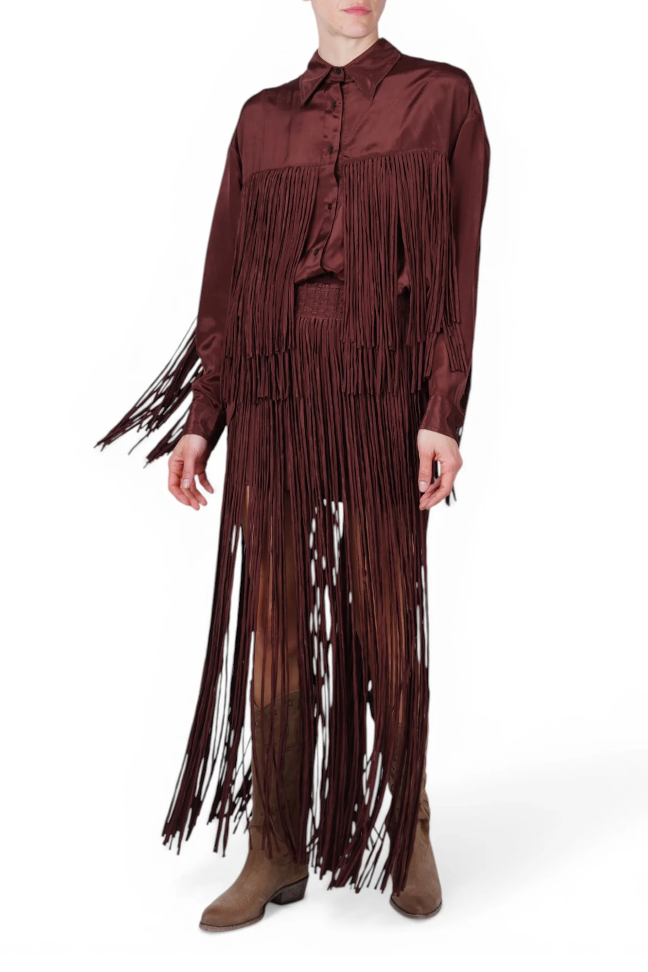Alysi - Camicia - 471169 - Cioccolato - Image 2