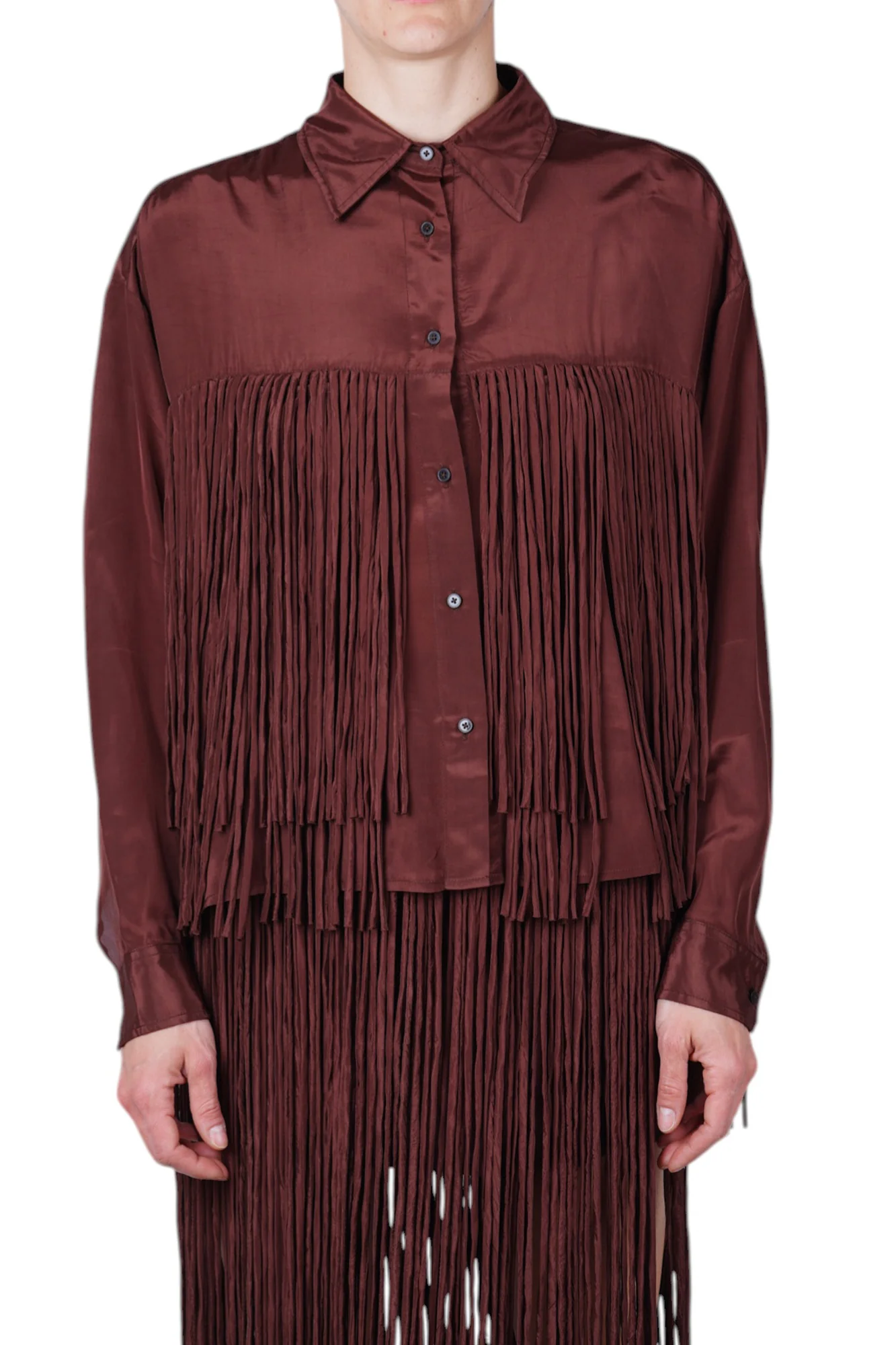 Alysi - Camicia - 471169 - Cioccolato - Image 3