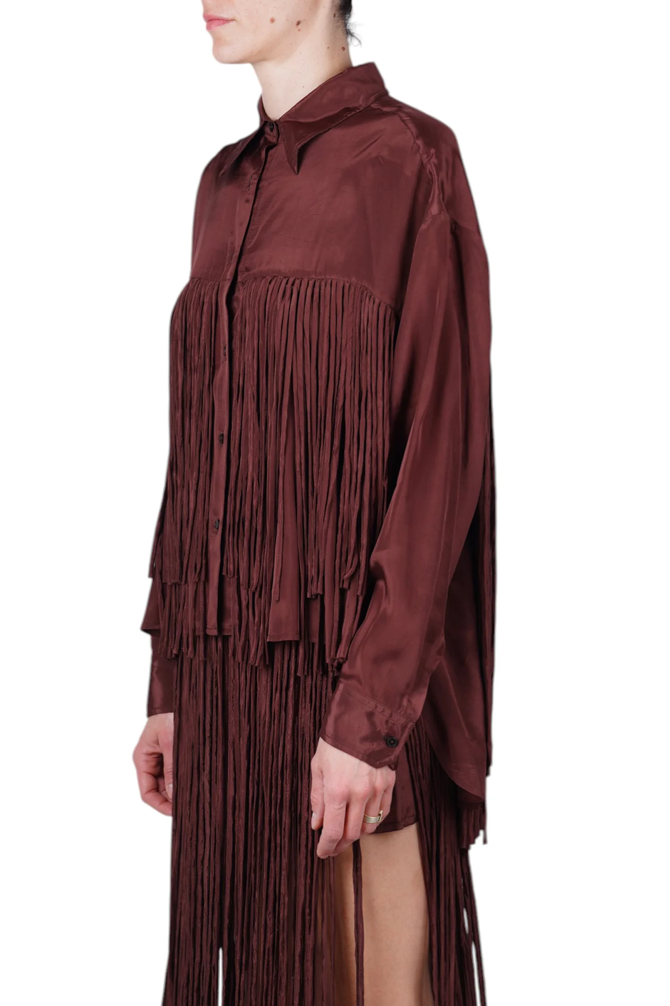 Alysi - Camicia - 471169 - Cioccolato - Image 4