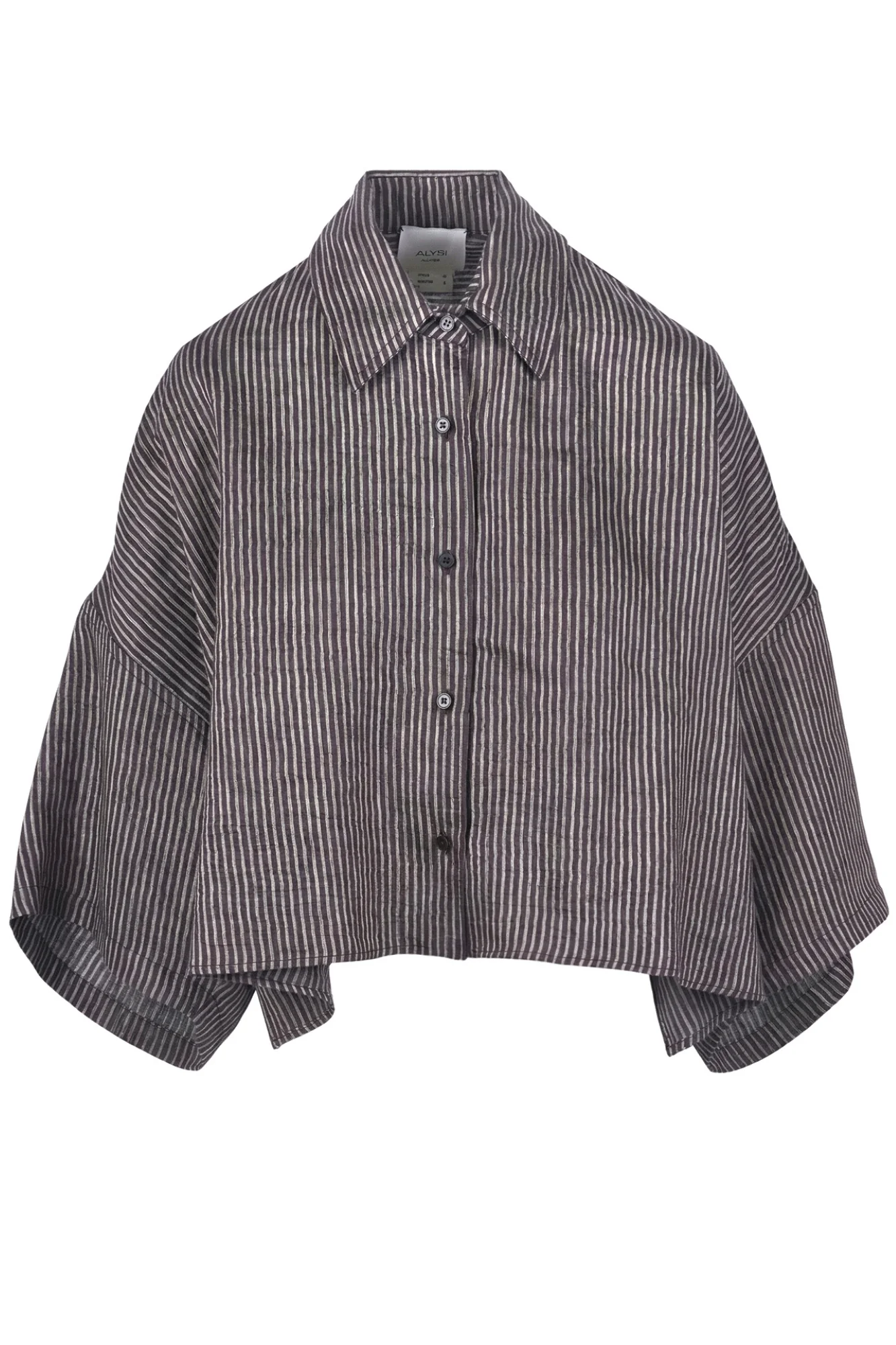 Alysi - Camicia - 471192 - Marrone/Panna