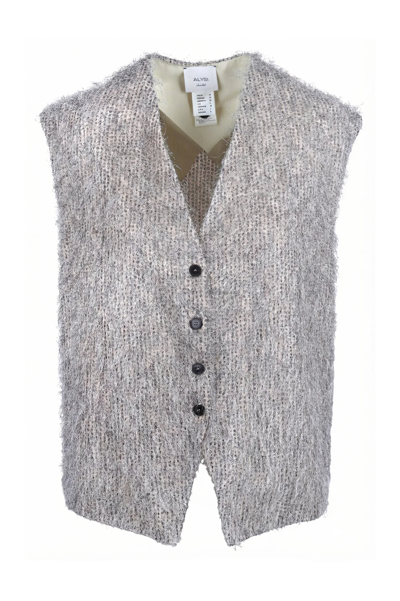 Alysi - Gilet - 471189 - Beige/Nero