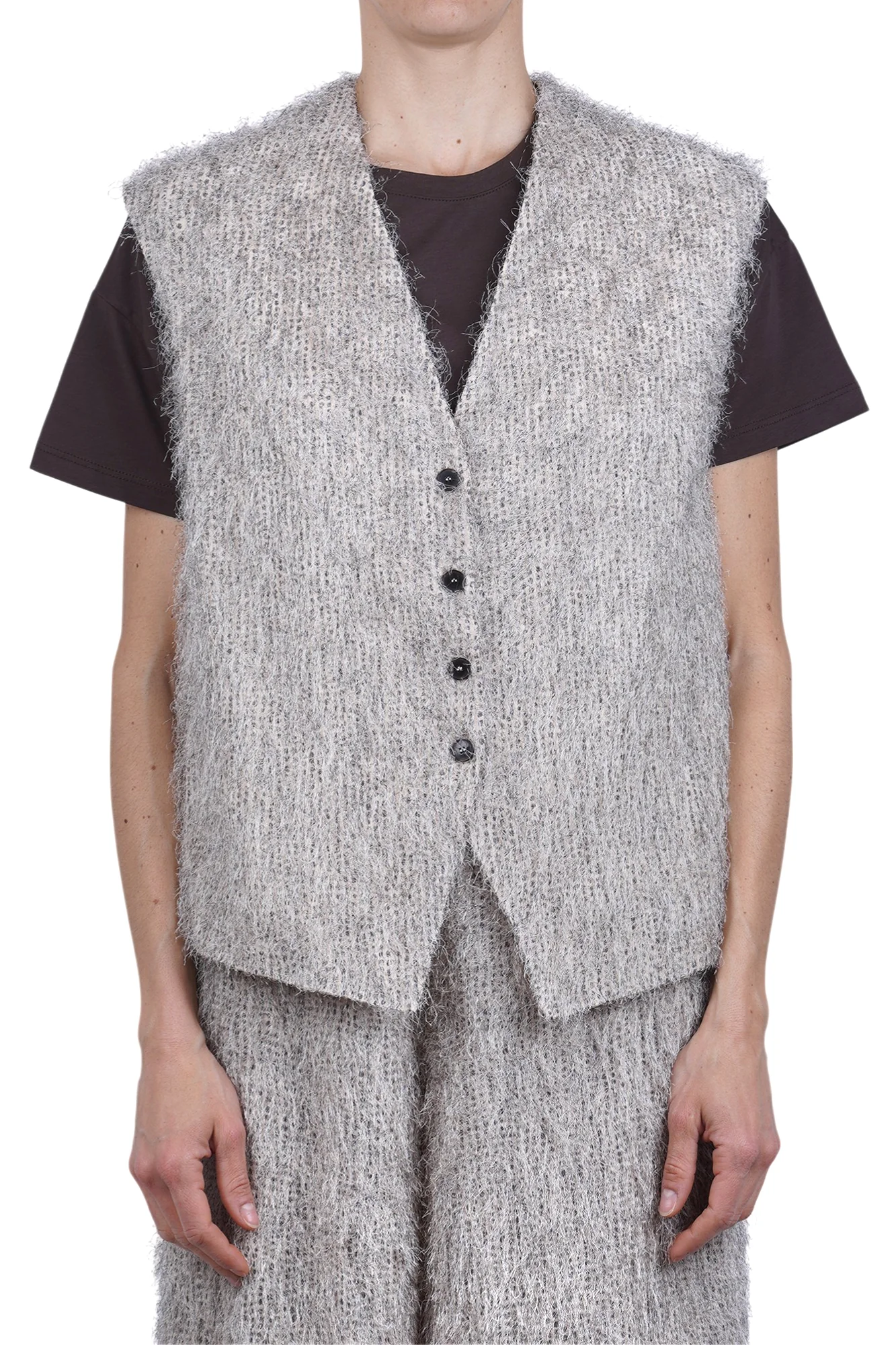 Alysi - Gilet - 471189 - Beige/Nero - Image 3