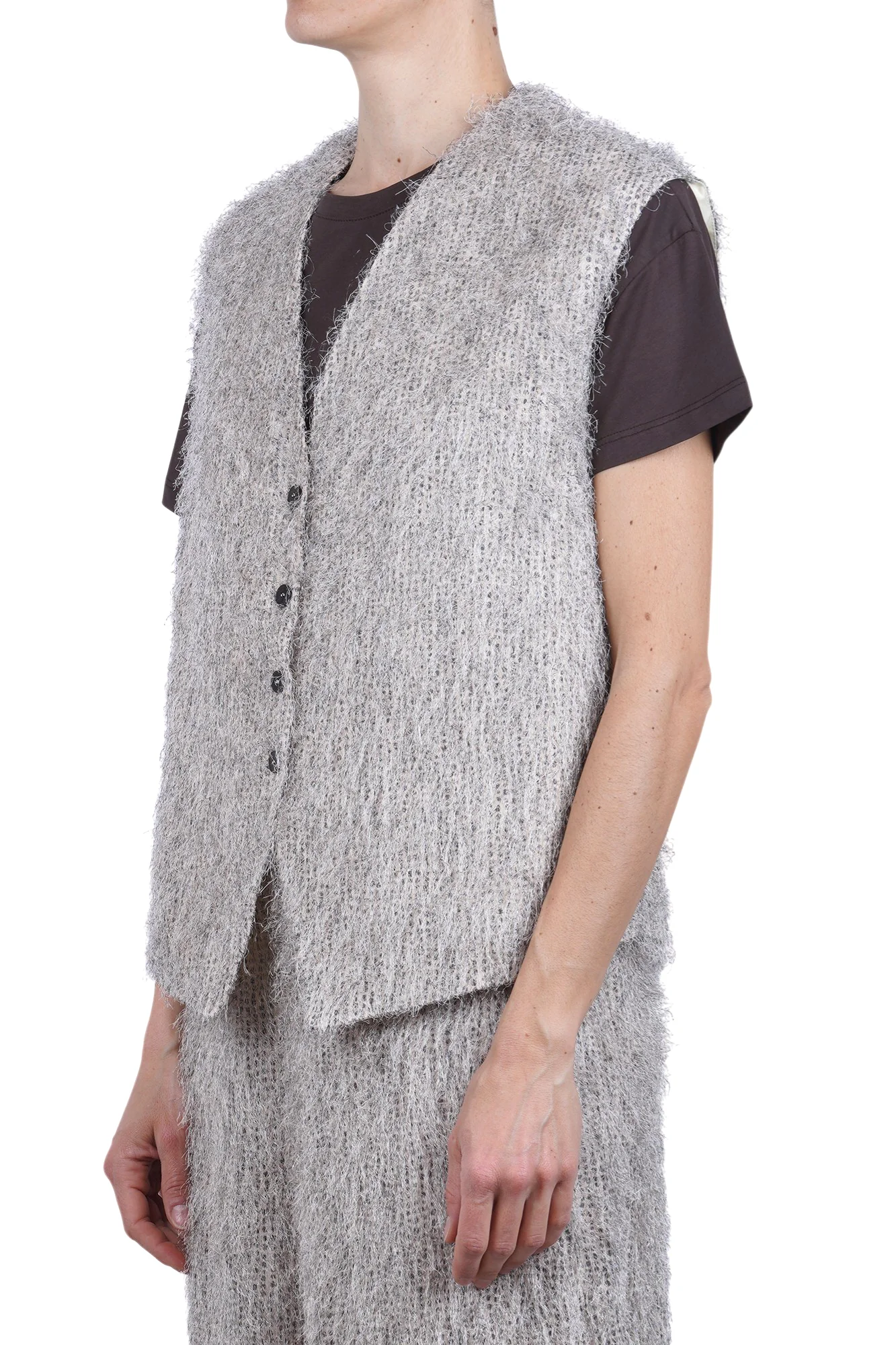 Alysi - Gilet - 471189 - Beige/Nero - Image 4