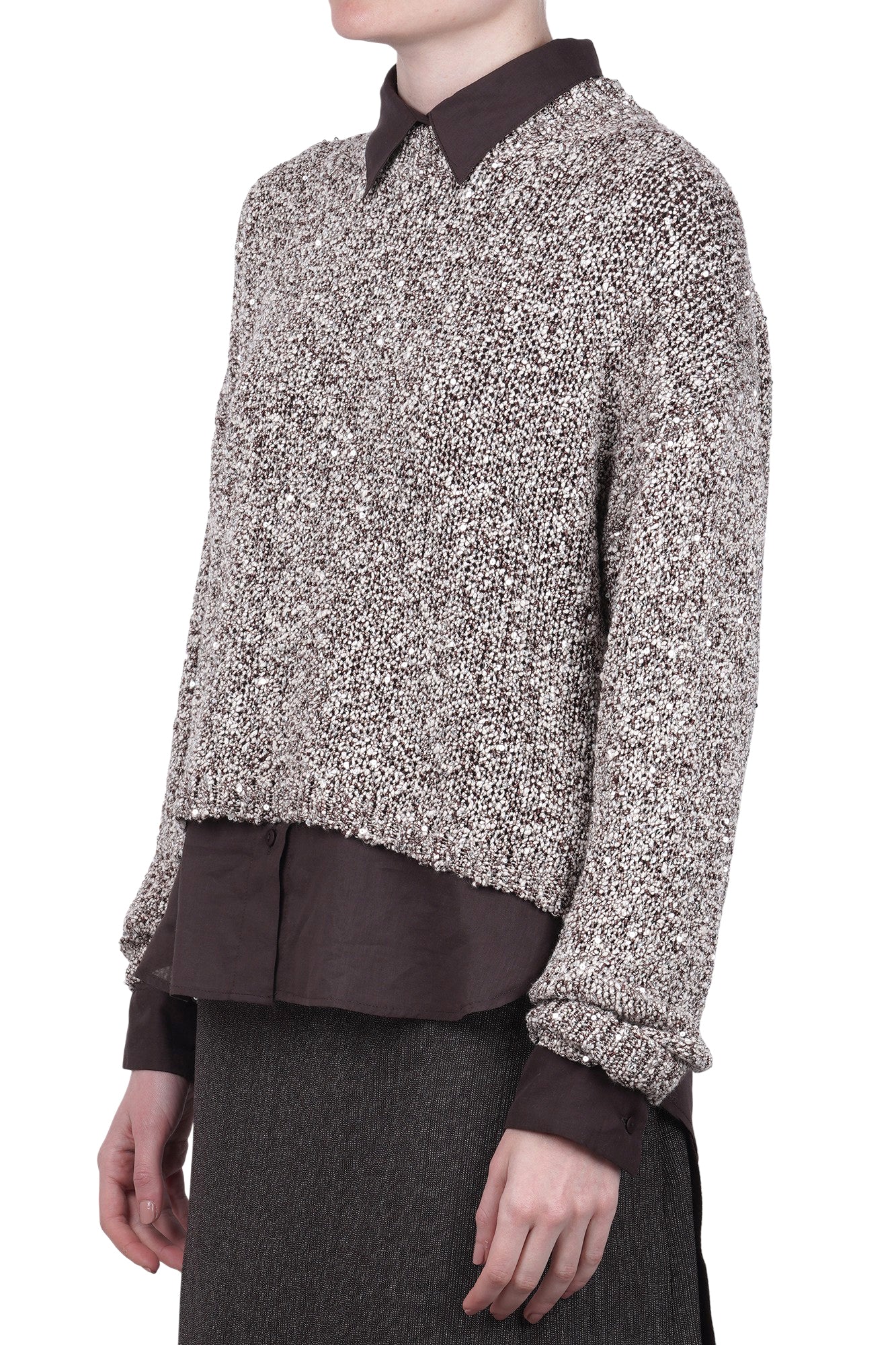 Alysi - Maglia - 471164 - Cioccolato - Image 4