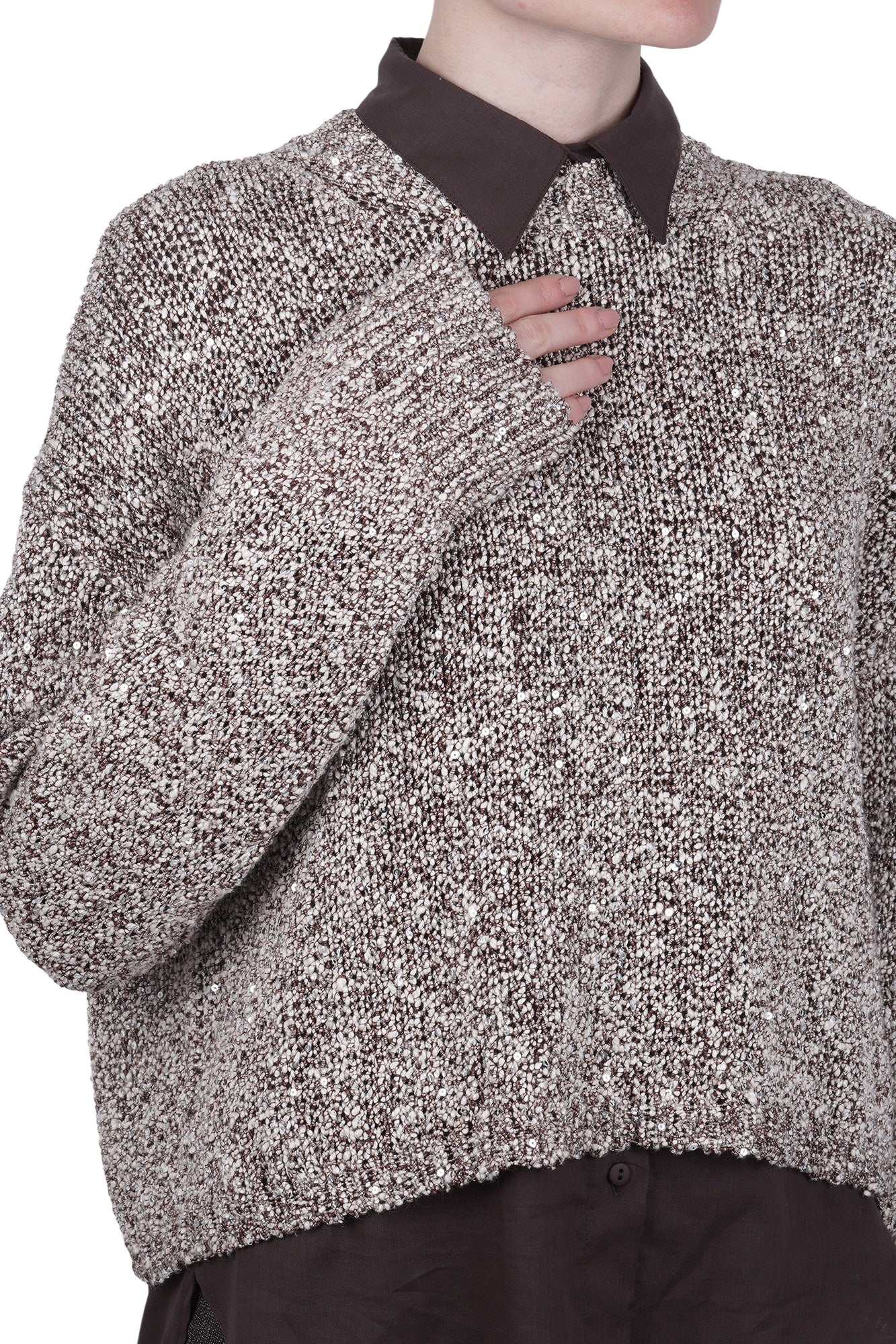 Alysi - Maglia - 471164 - Cioccolato - Image 6