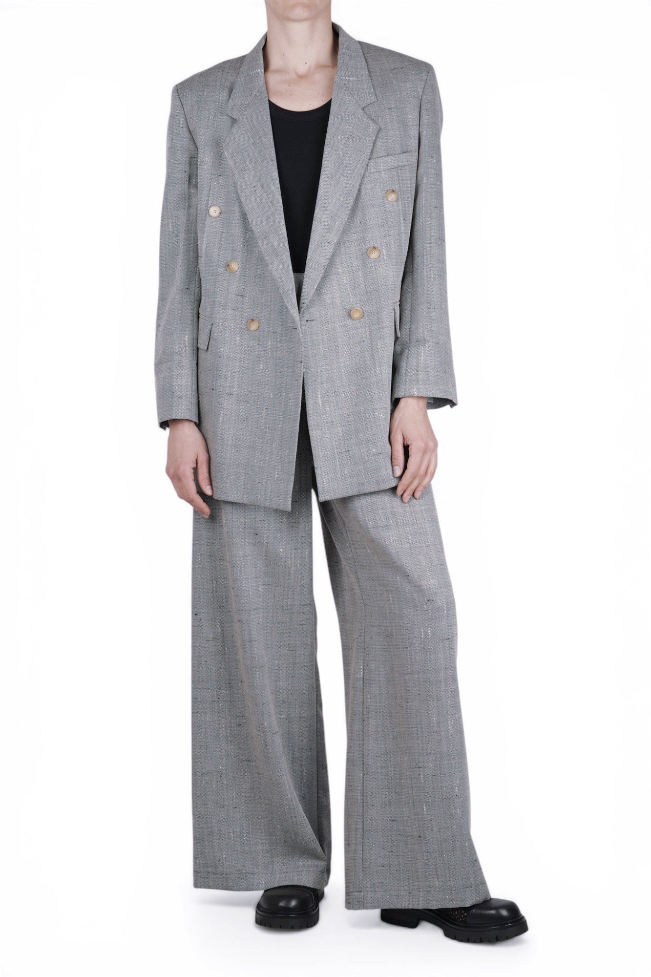 Alysi - Pantalone - 471174 - Grigio - Image 2