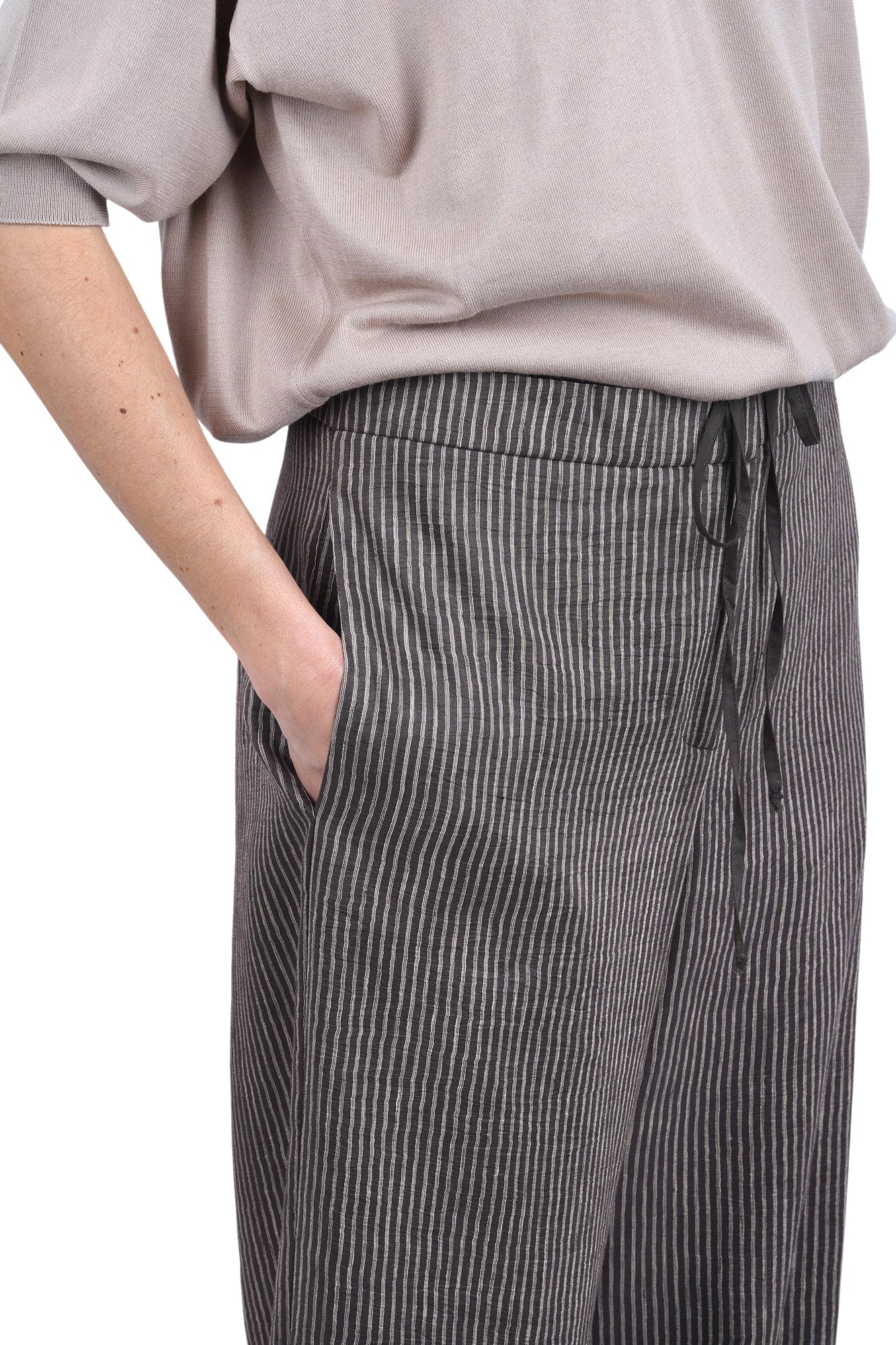 Alysi - Pantalone - 471191 - Cioccolato/Latte - Image 6