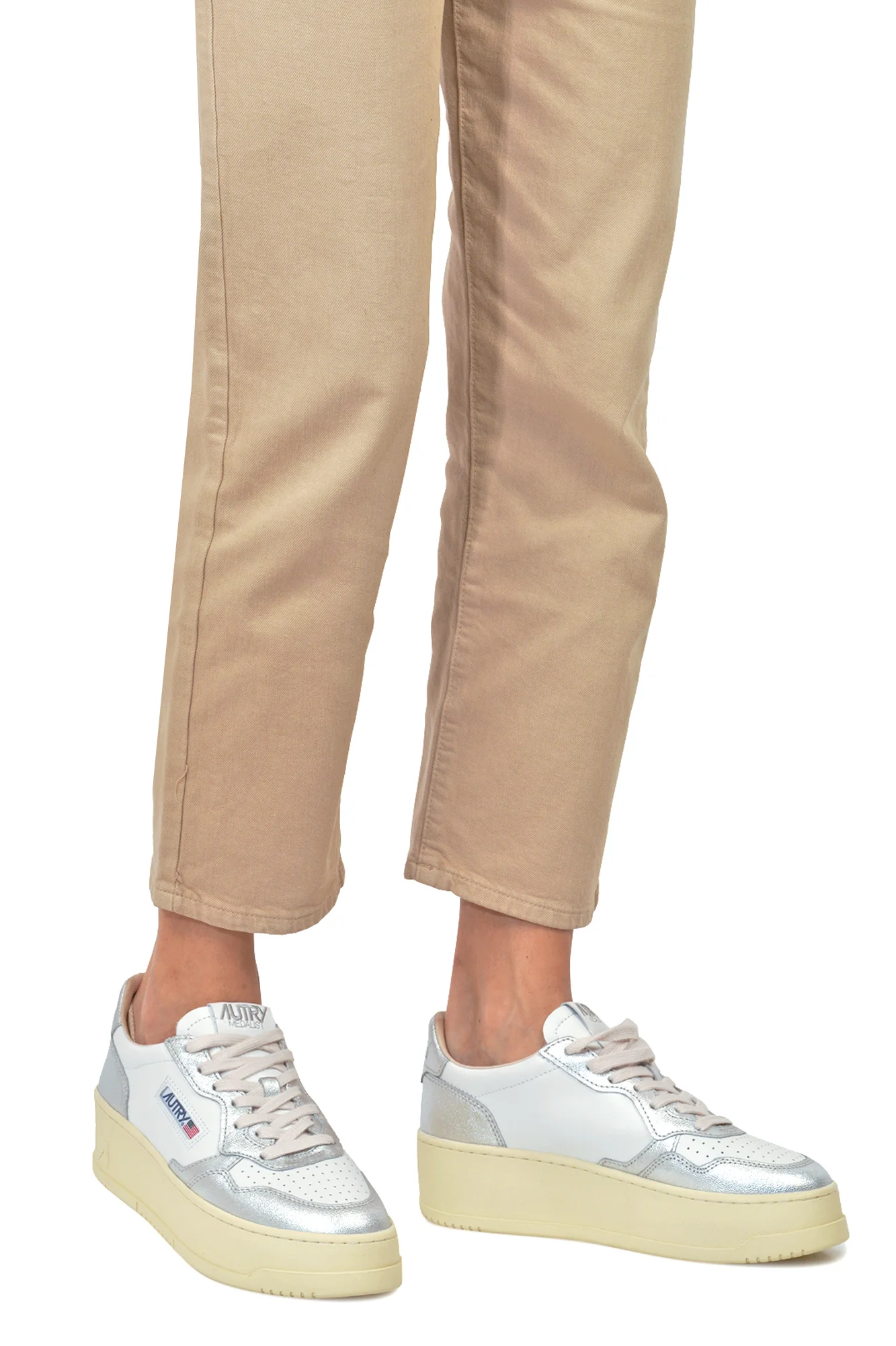 Autry - Sneakers - 460606 - Argento/Bianco - Image 5
