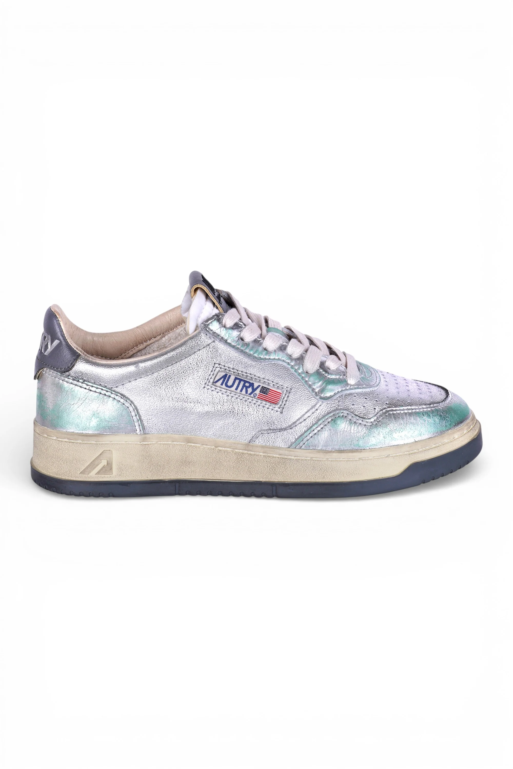 Autry - Sneakers - 470540 - Verde/Argento