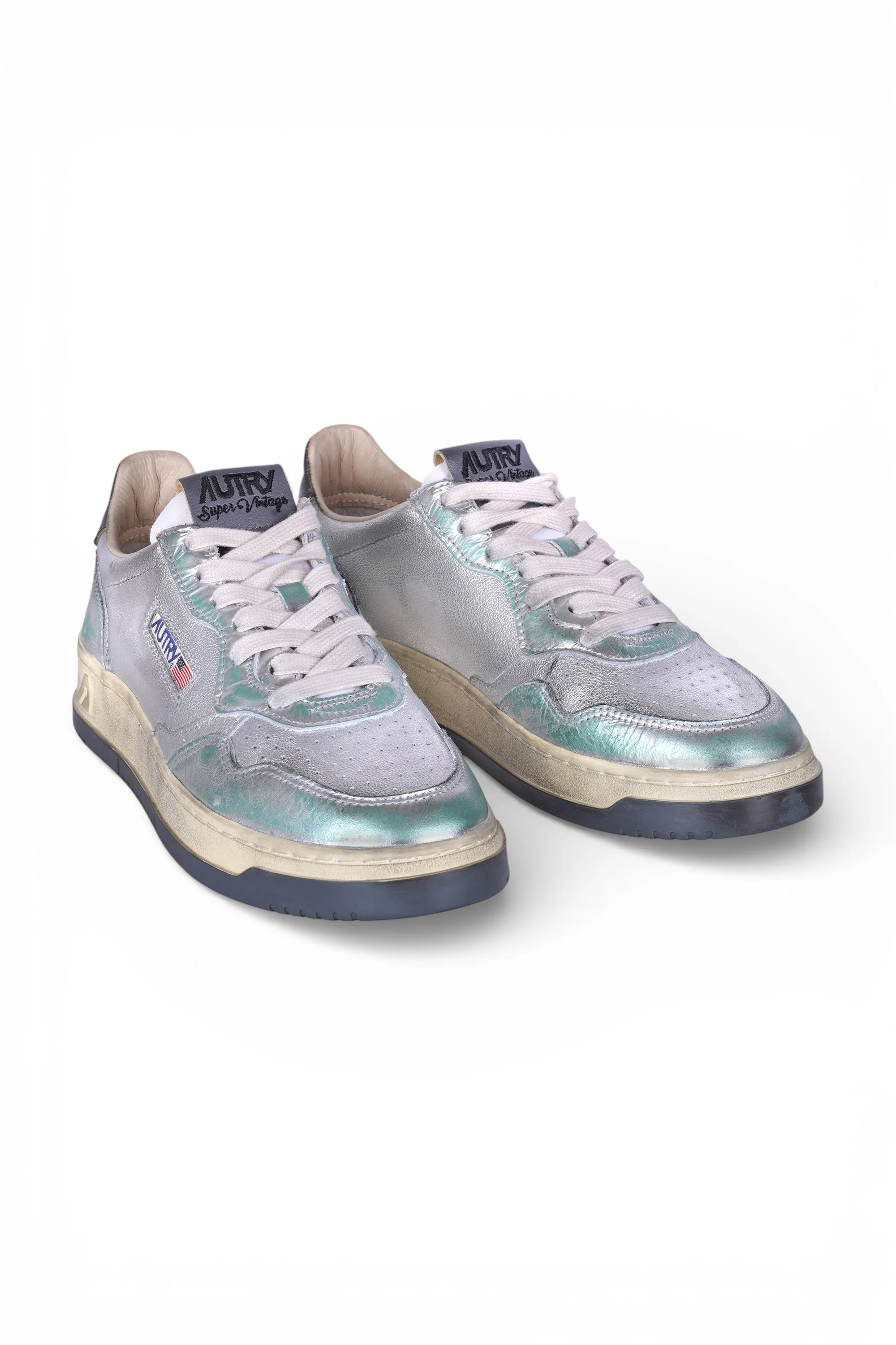 Autry - Sneakers - 470540 - Verde/Argento - Image 2