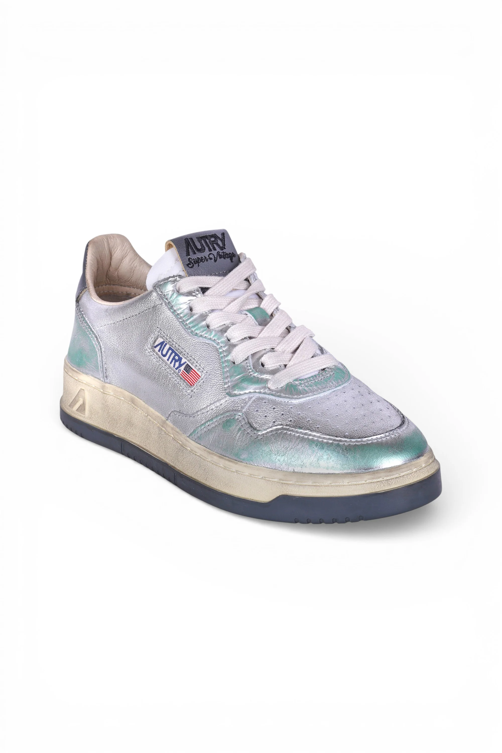 Autry - Sneakers - 470540 - Verde/Argento - Image 3