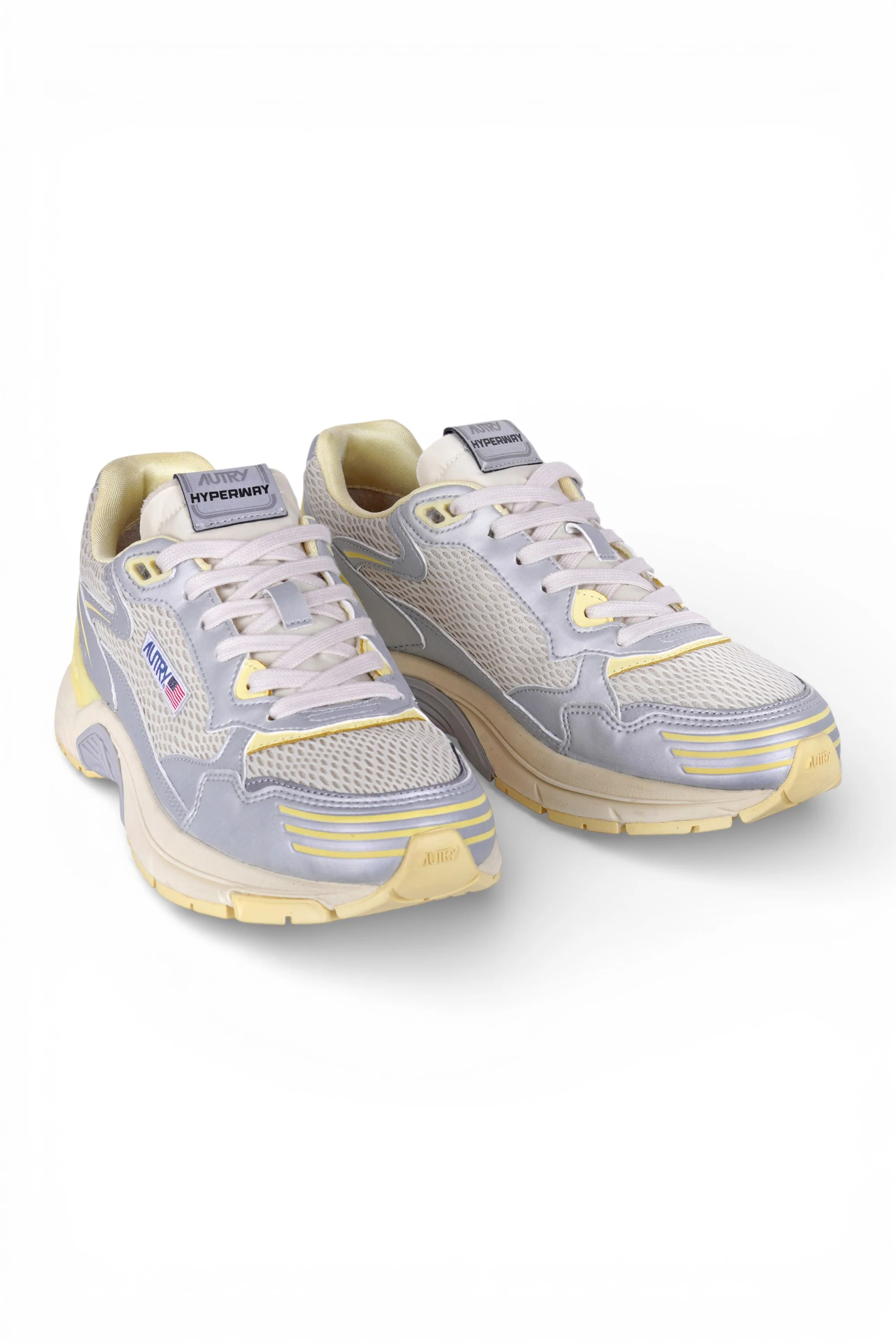 Autry - Sneakers - 470543 - Argento/Giallo - Image 2