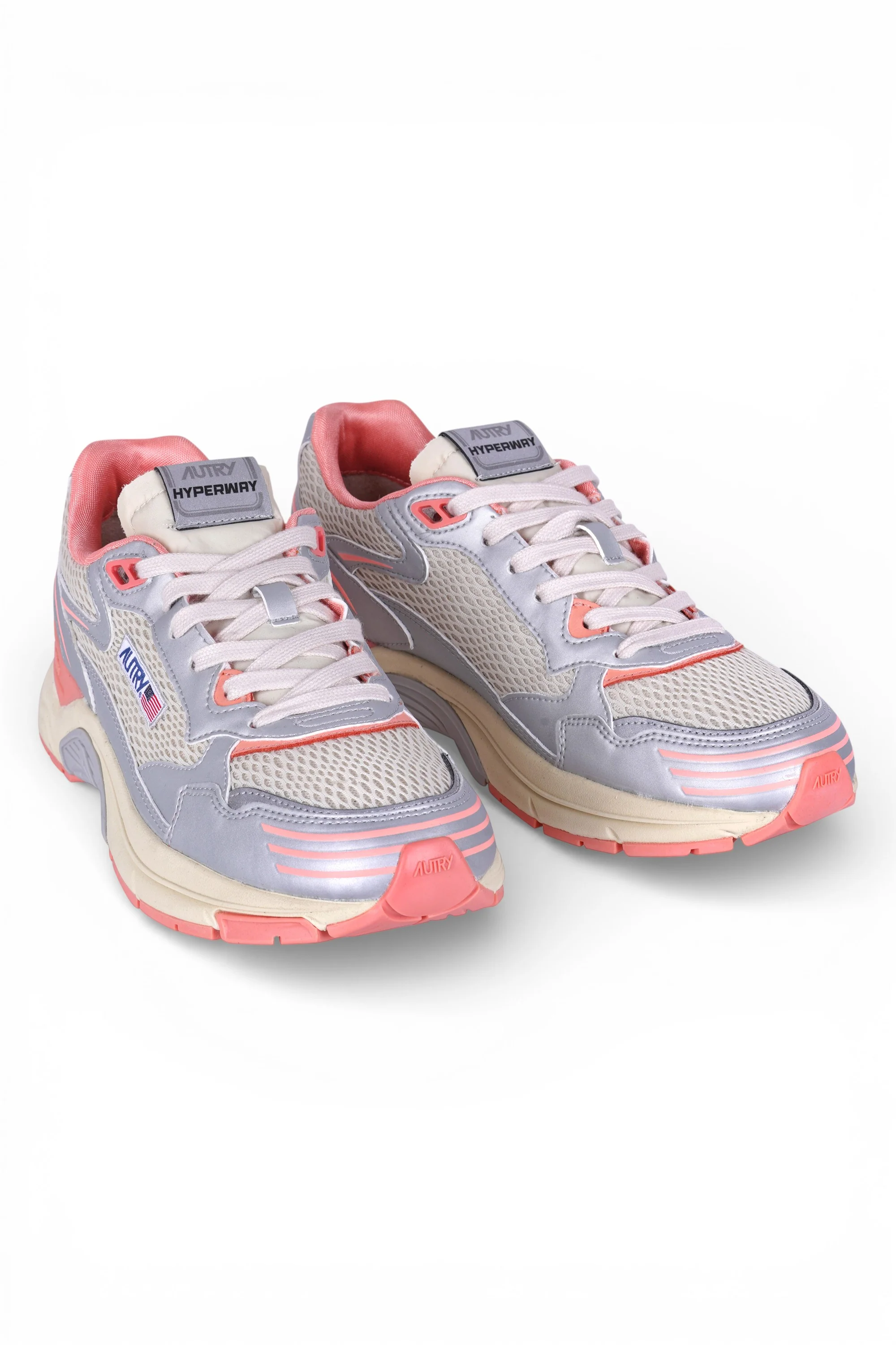 Autry - Sneakers - 470544 - Argento/Pesca - Image 2