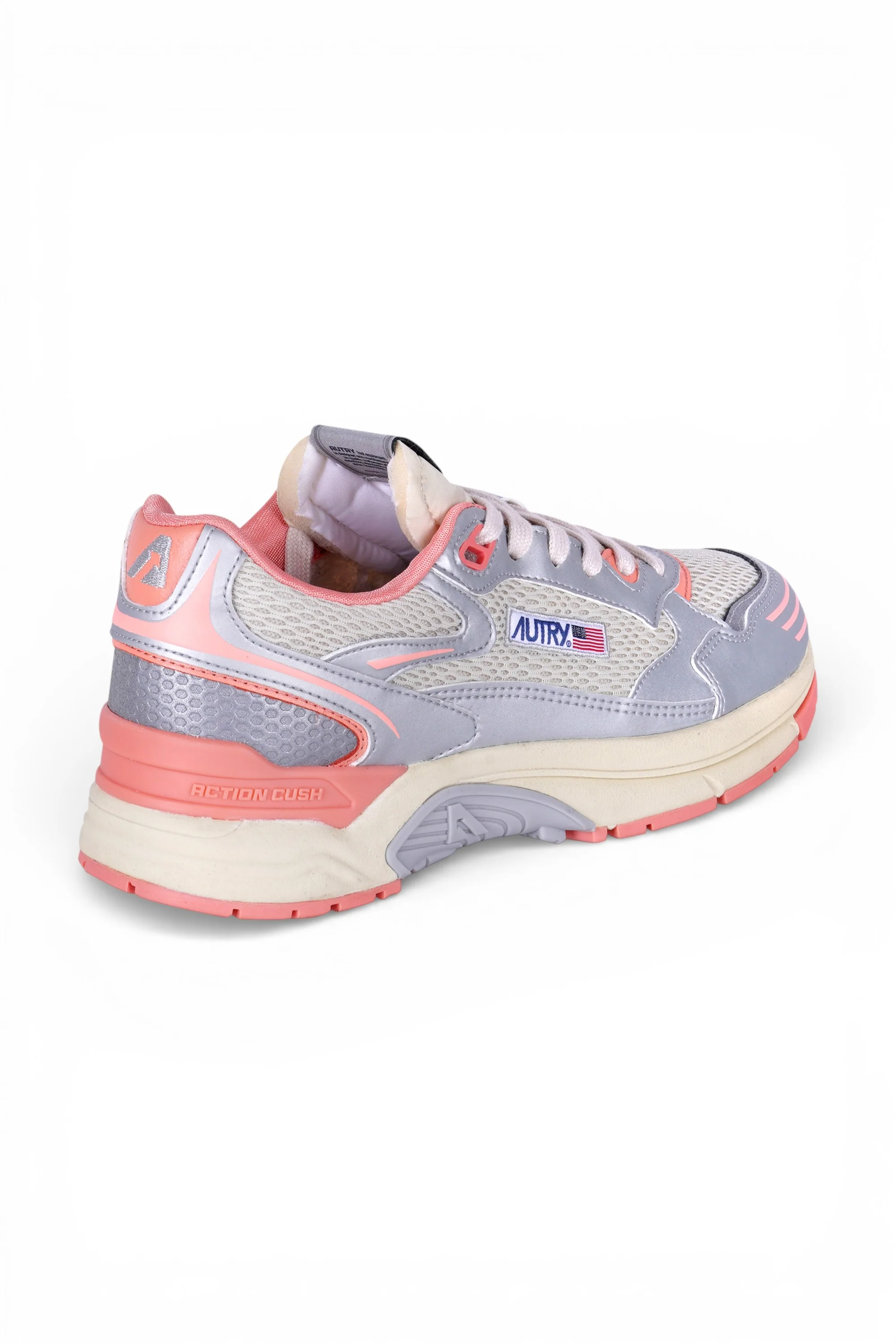 Autry - Sneakers - 470544 - Argento/Pesca - Image 4