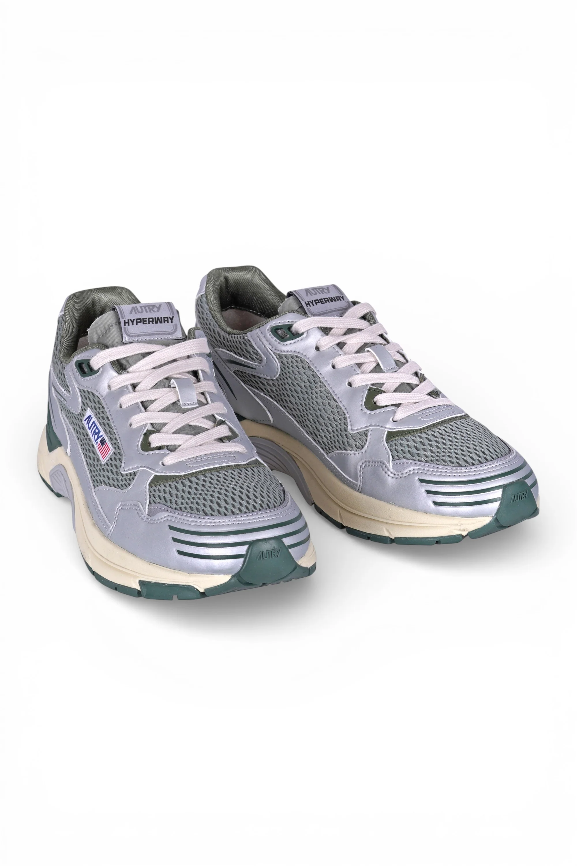 Autry - Sneakers - 470545 - Argento/Salvia - Image 2