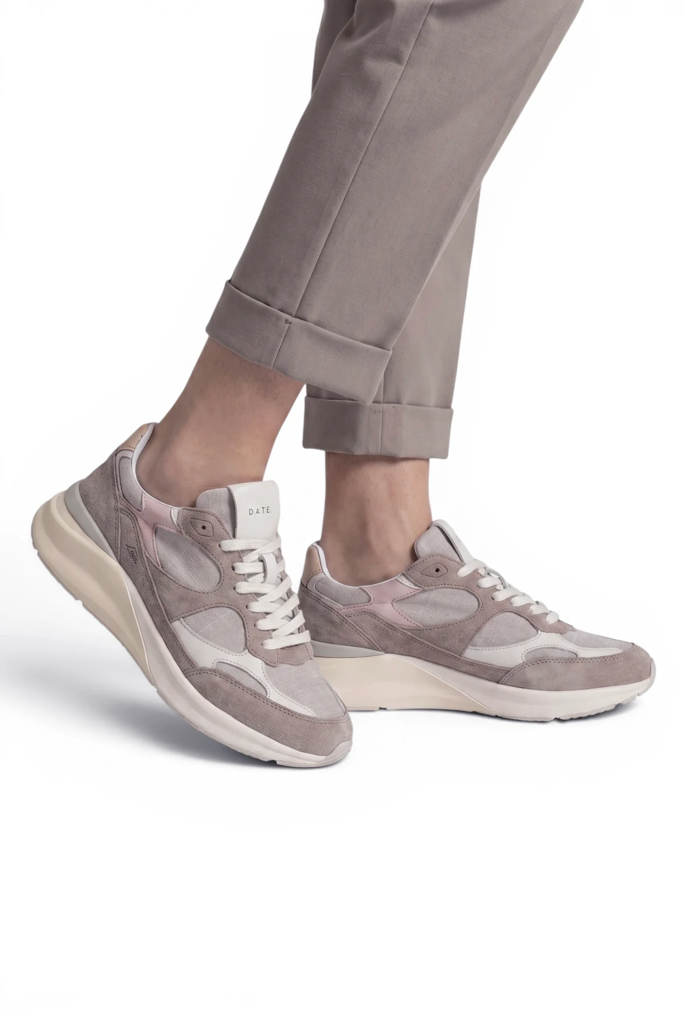 DATE - Sneakers - 470671 - Rosa/Tortora - Image 6