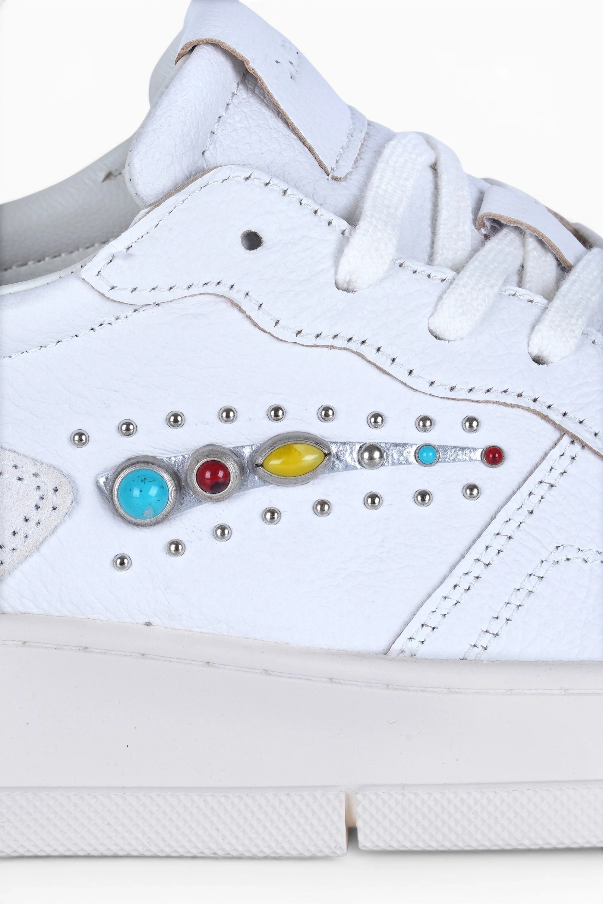 DATE - Sneakers - 470675 - Bianco/Tortora - Image 7