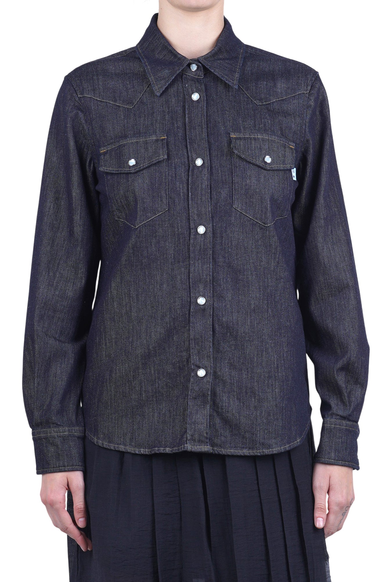 Department 5 - Camicia - 470122 - Denim scuro - Image 3