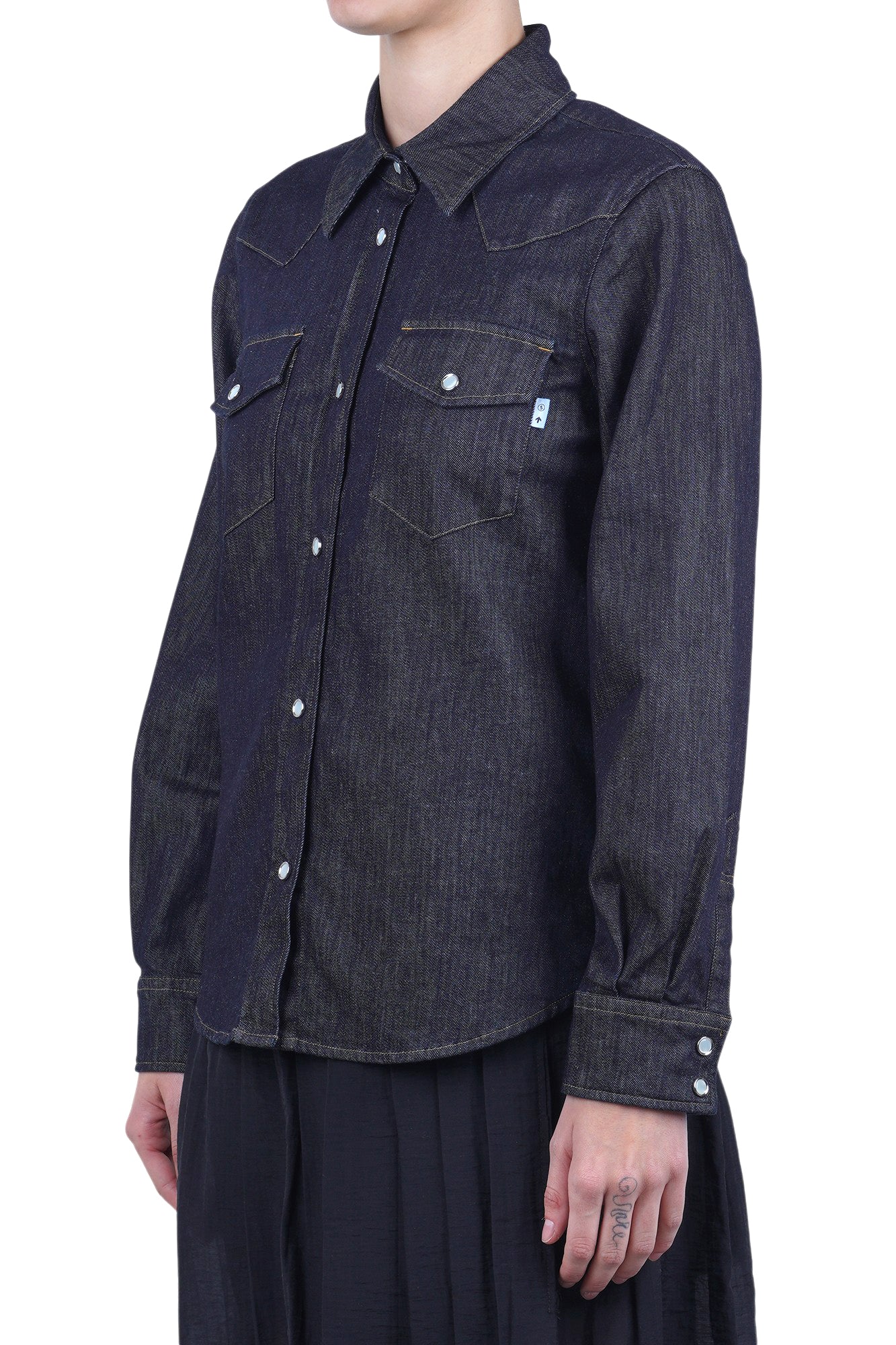 Department 5 - Camicia - 470122 - Denim scuro - Image 4