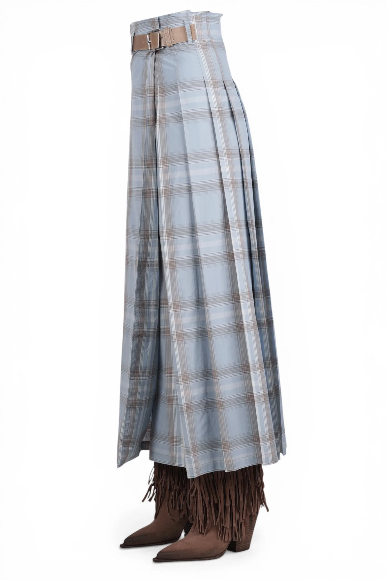 Department 5 - Gonna - 471095 - Azzurro/Beige - Image 4