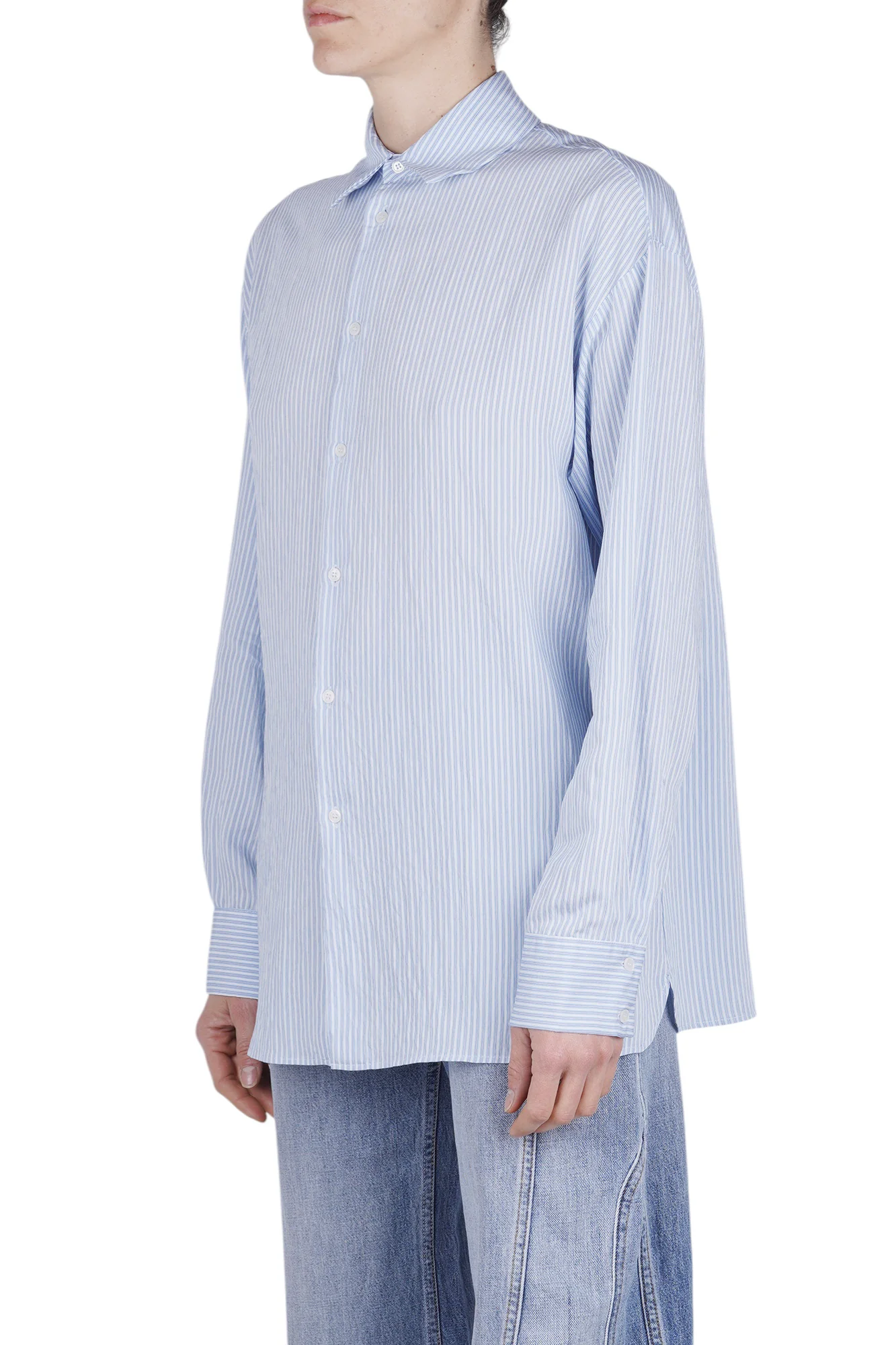 Dondup - Camicia - 470226 - Azzurro/Bianco - Image 4